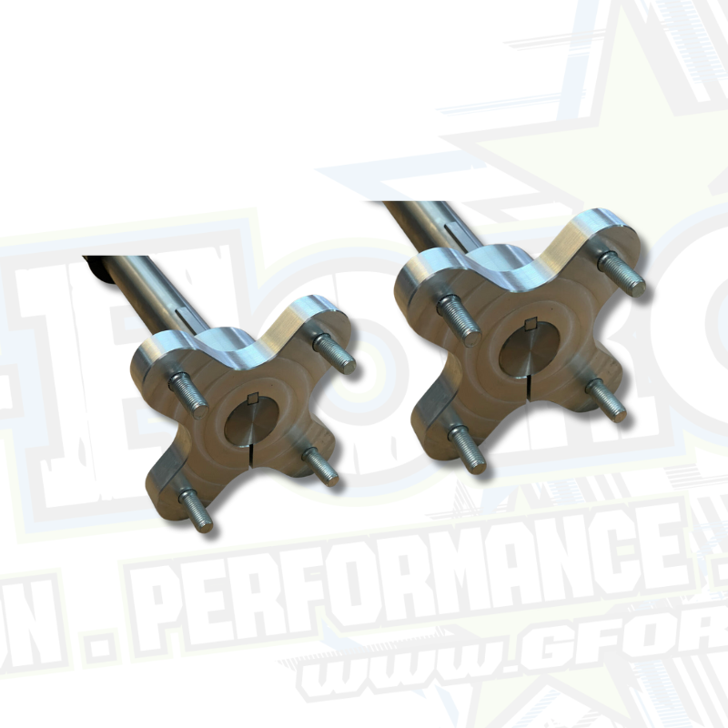Titanium Axle - (2) Wheel Hubs