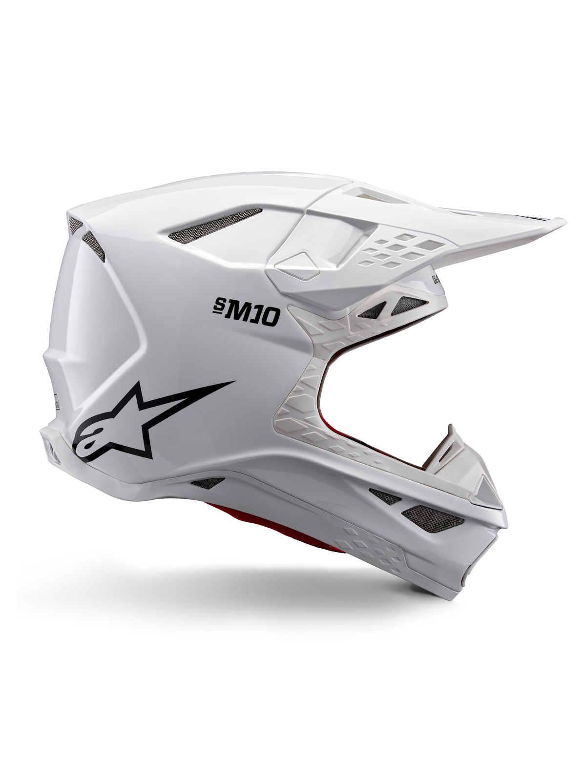 SUPERTECH S-M10 SOLID HELMET WHITE GLOSSY XS