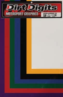 NUMBER PLATE BACKGROUNDS BLUE 3/PK