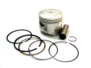 PISTON KIT 47.46/+0.50 9.6:1 YAM