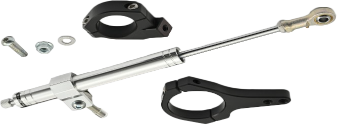 STEERING DAMPER KIT POLISHED 20-25 FXLRS