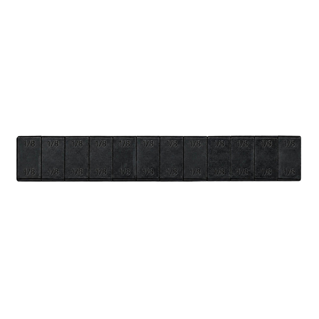 WHEEL WEIGHTS 1/8 OZ BLACK 12 PCS/48 STRIPS/BOX