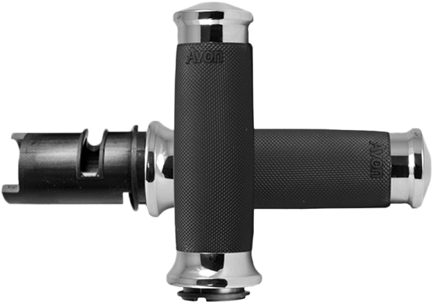 CUSTOM CONTOUR CHROME TWIST GRIP