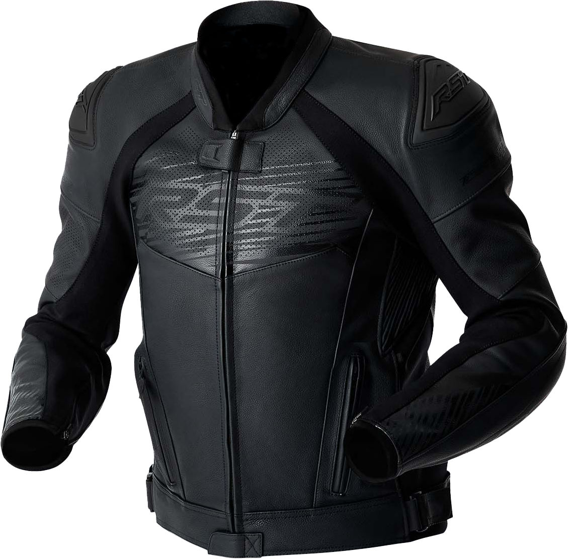 TRACTECH EVO D3O JACKET BLACK LEATHER 5X