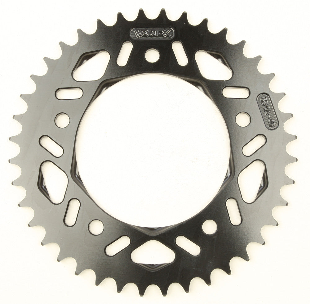 REAR F5 SPROCKET ALUMINUM 40T-520 BLK HC YAM