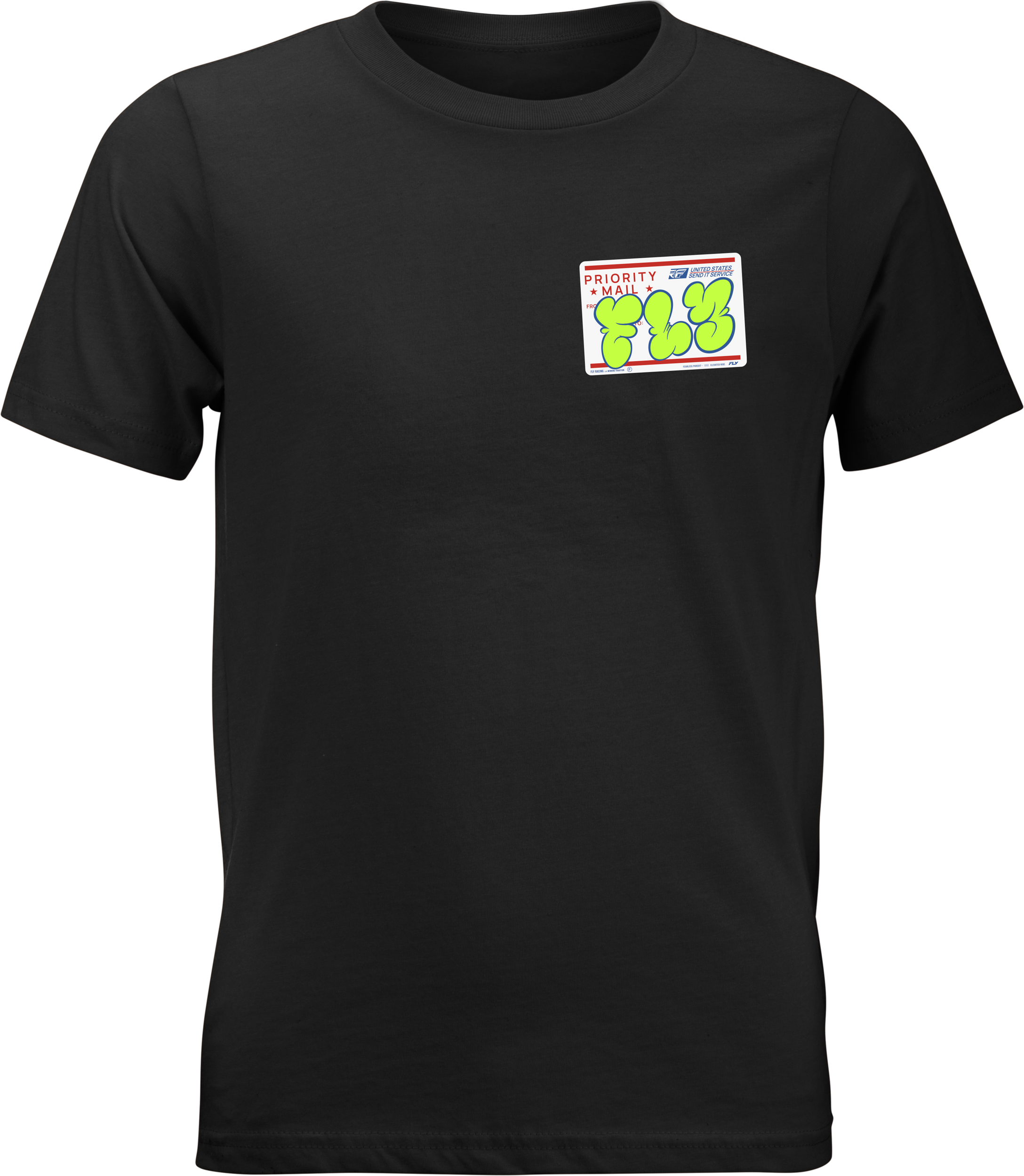 YOUTH FLY GRAFFITI TEE BLACK YS