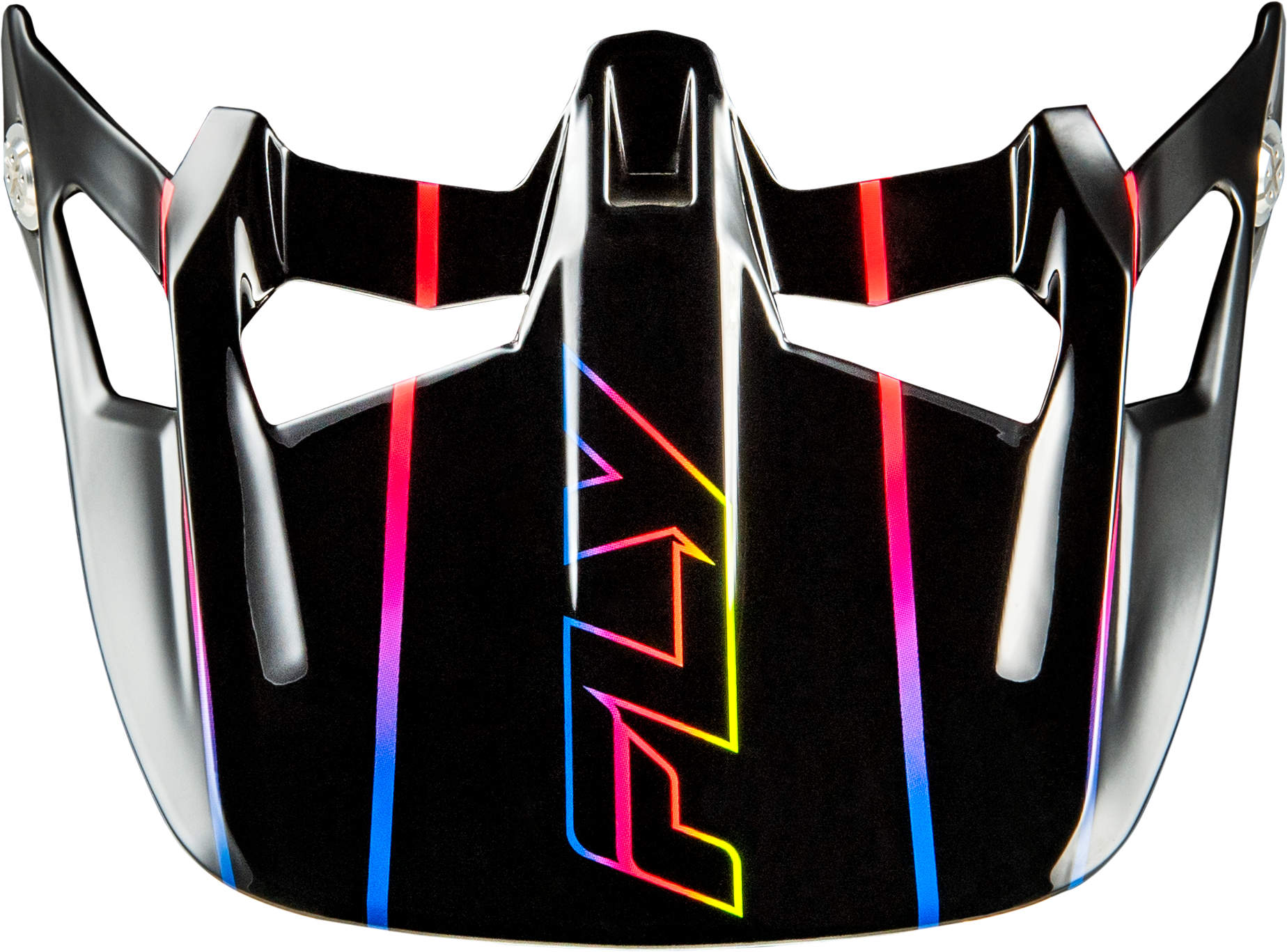 WERX-R CARBON FLOW VISOR BLACK/MULTI