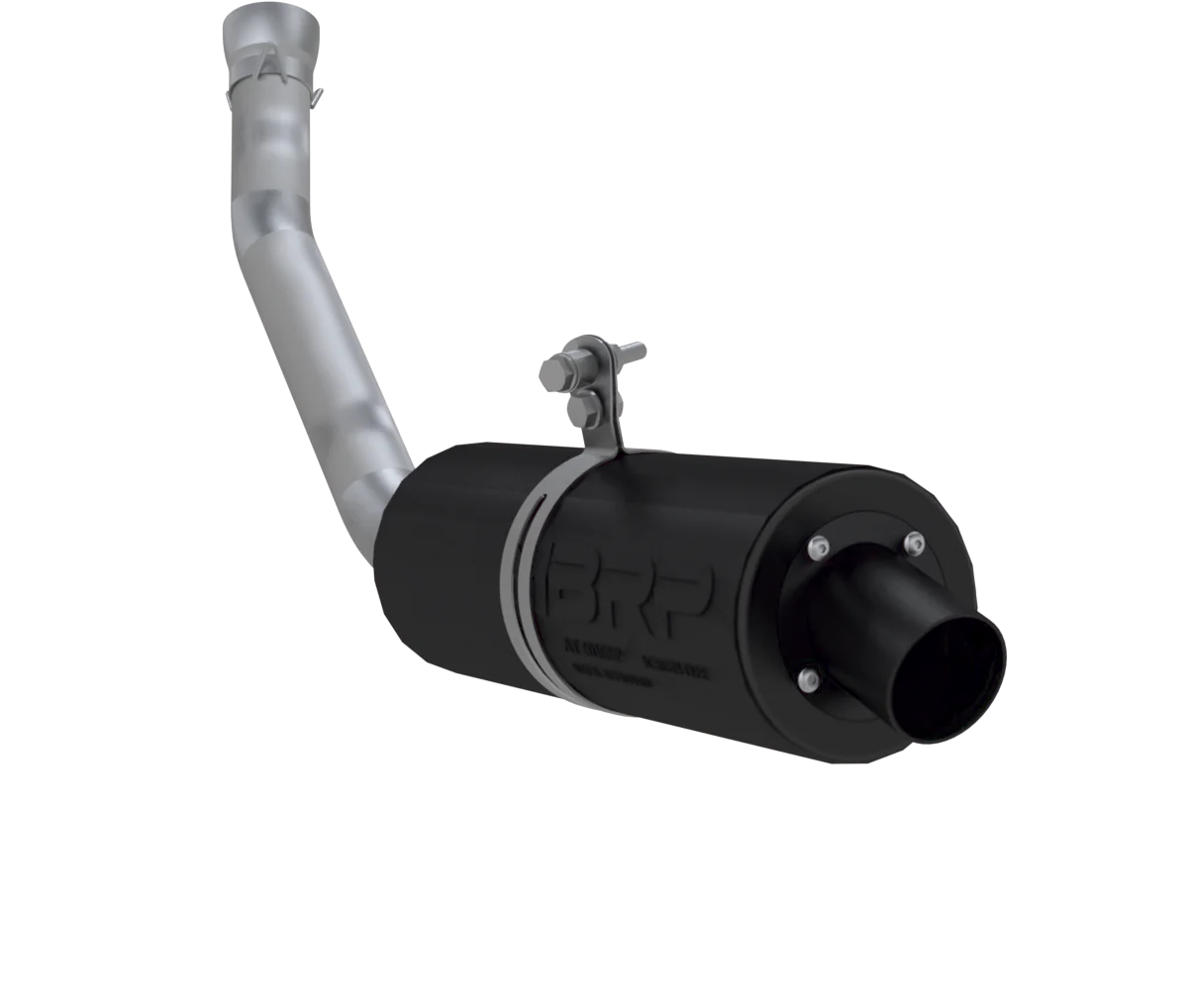 SINGLE SLIP-ON SYSTEM W/ 4.25" SPORT MUFFLER BLK