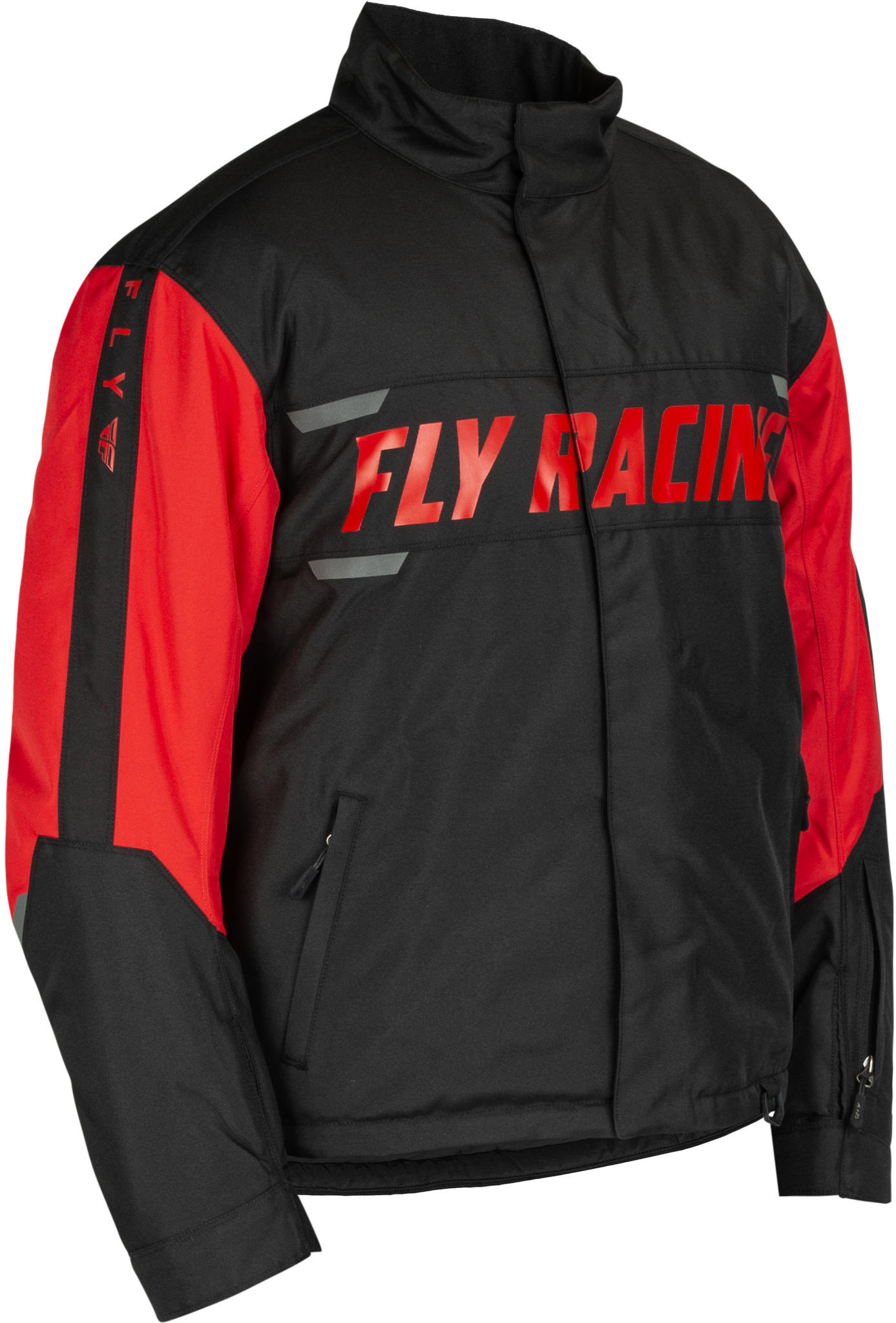OUTPOST JACKET BLACK/RED LG