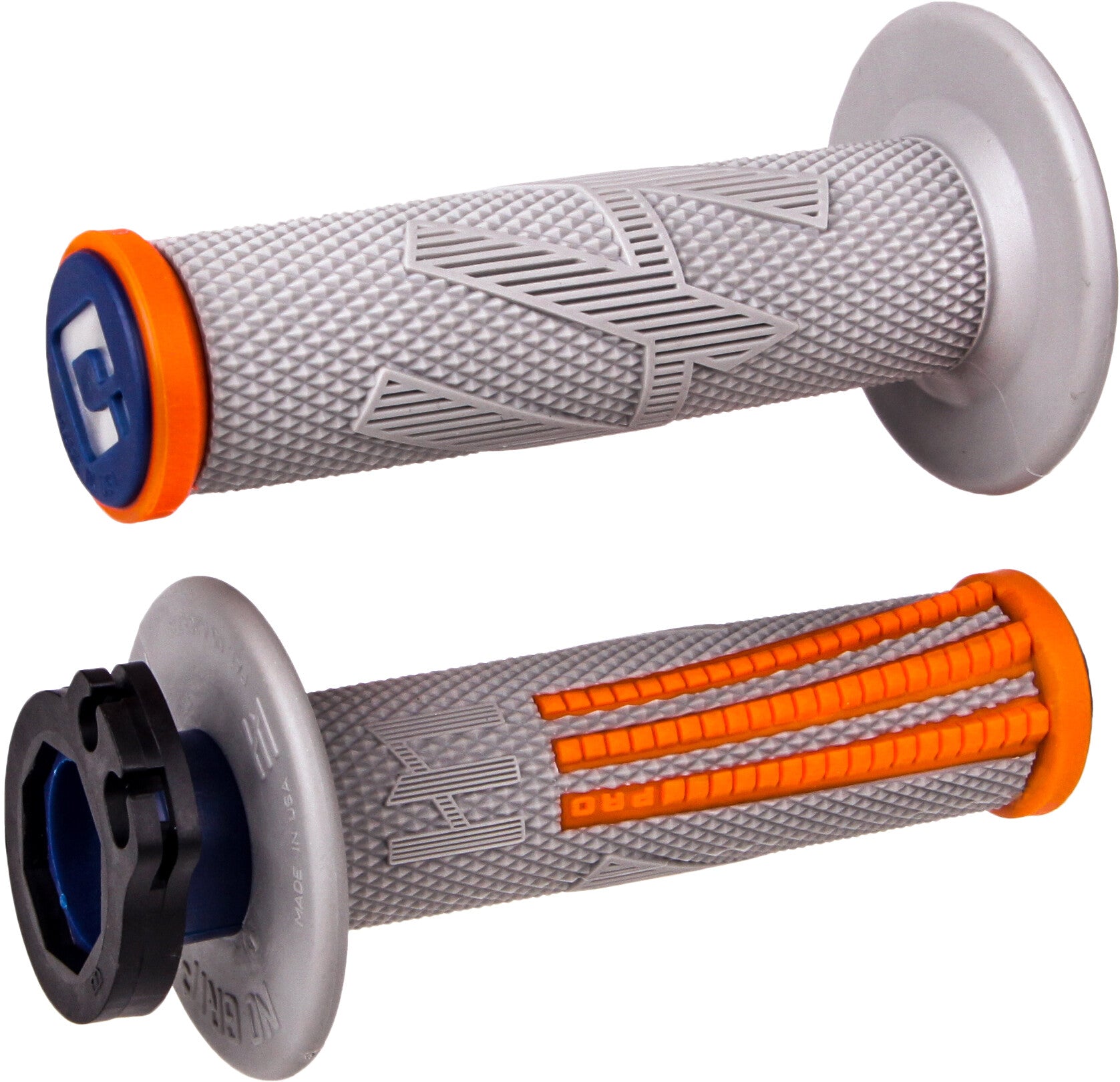 EMIG PROV2 LOCK-ON GRIP GREY/ORANGE