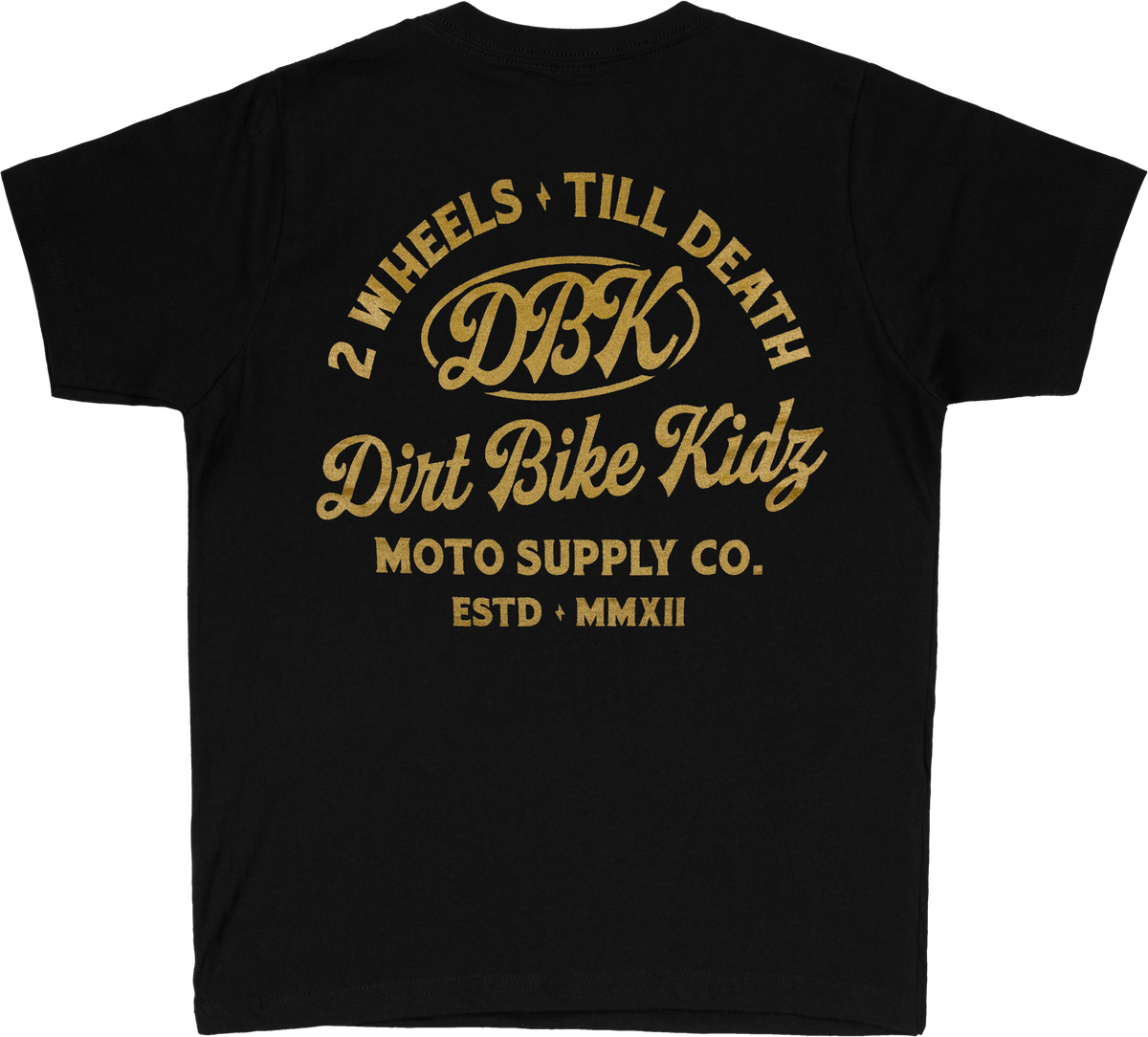 GOLD NUGGET YOUTH TEE BLACK YL