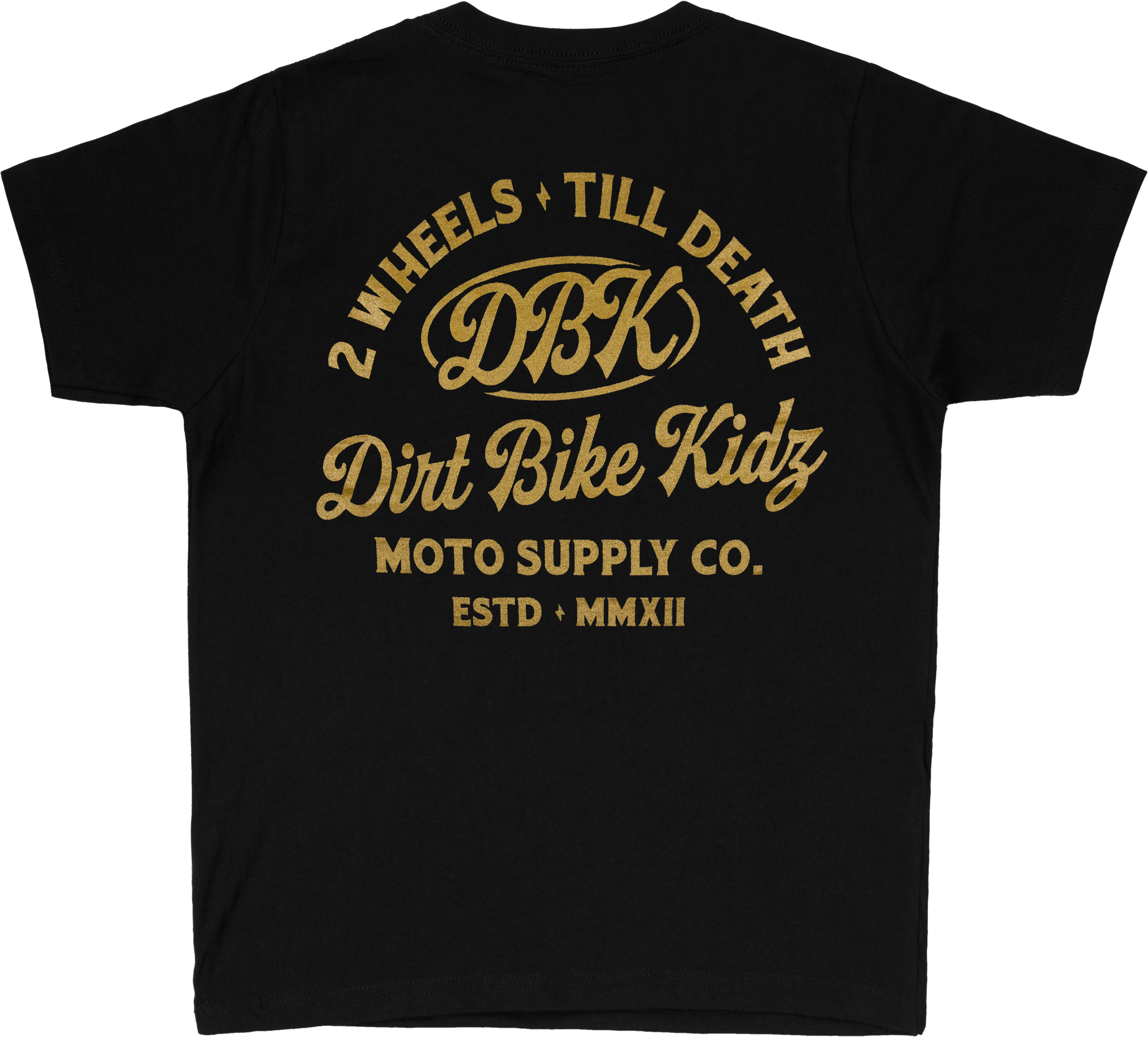 GOLD NUGGET YOUTH TEE BLACK YX