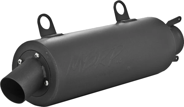 SINGLE SLIP-ON SYSTEM W/ 4.25" SPORT MUFFLER BLK