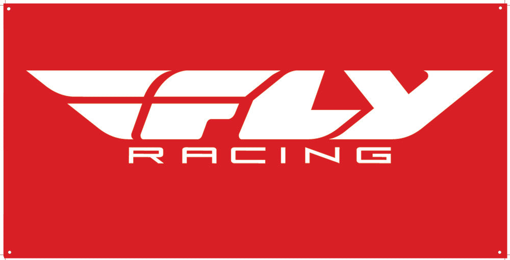 RACING BANNER RED 3' X 6'