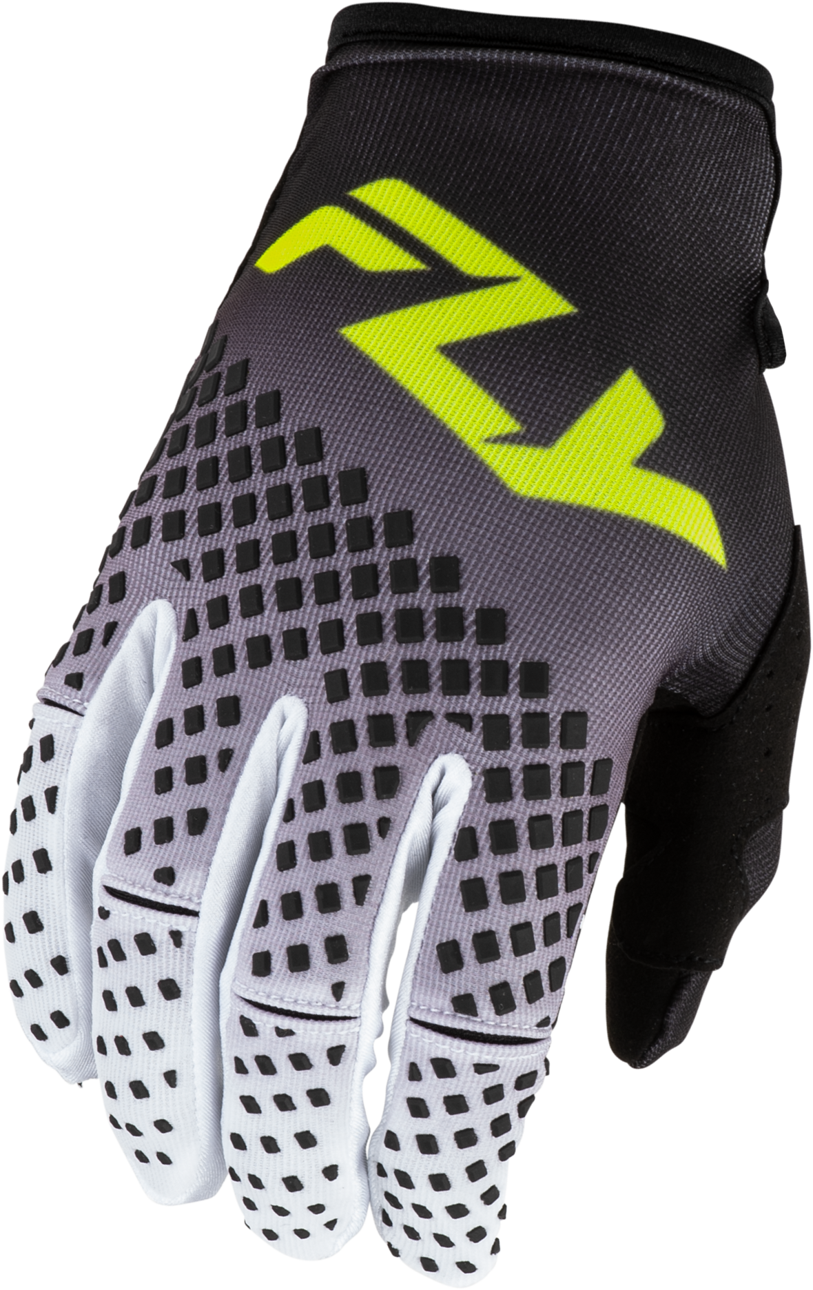 YOUTH KINETIC FADE GLOVES BLACK/WHITE/HI-VIS YS