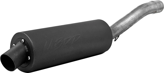 SINGLE SLIP-ON SYSTEM W/ 4.25" SPORT MUFFLER BLK