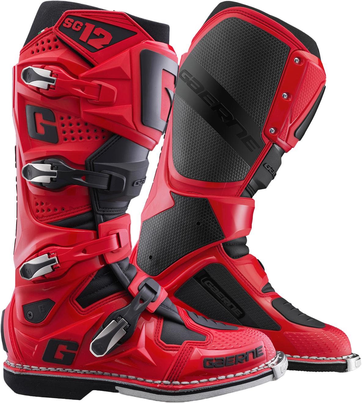 SG12 BOOTS RED/BLACK 12