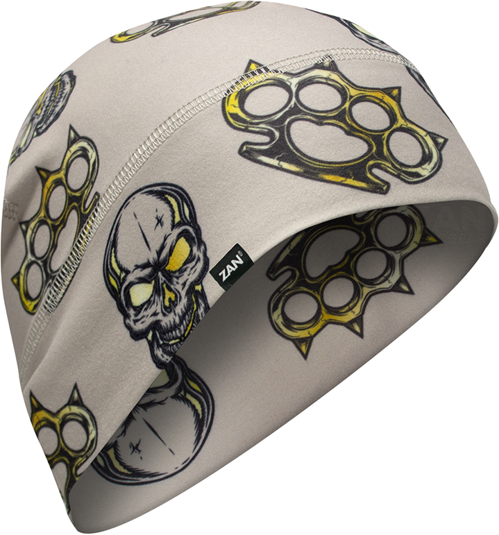 SPORTFLEX UPF50+ LINER/BEANIE GREIGE SPIKED BRASS KNUCKLS