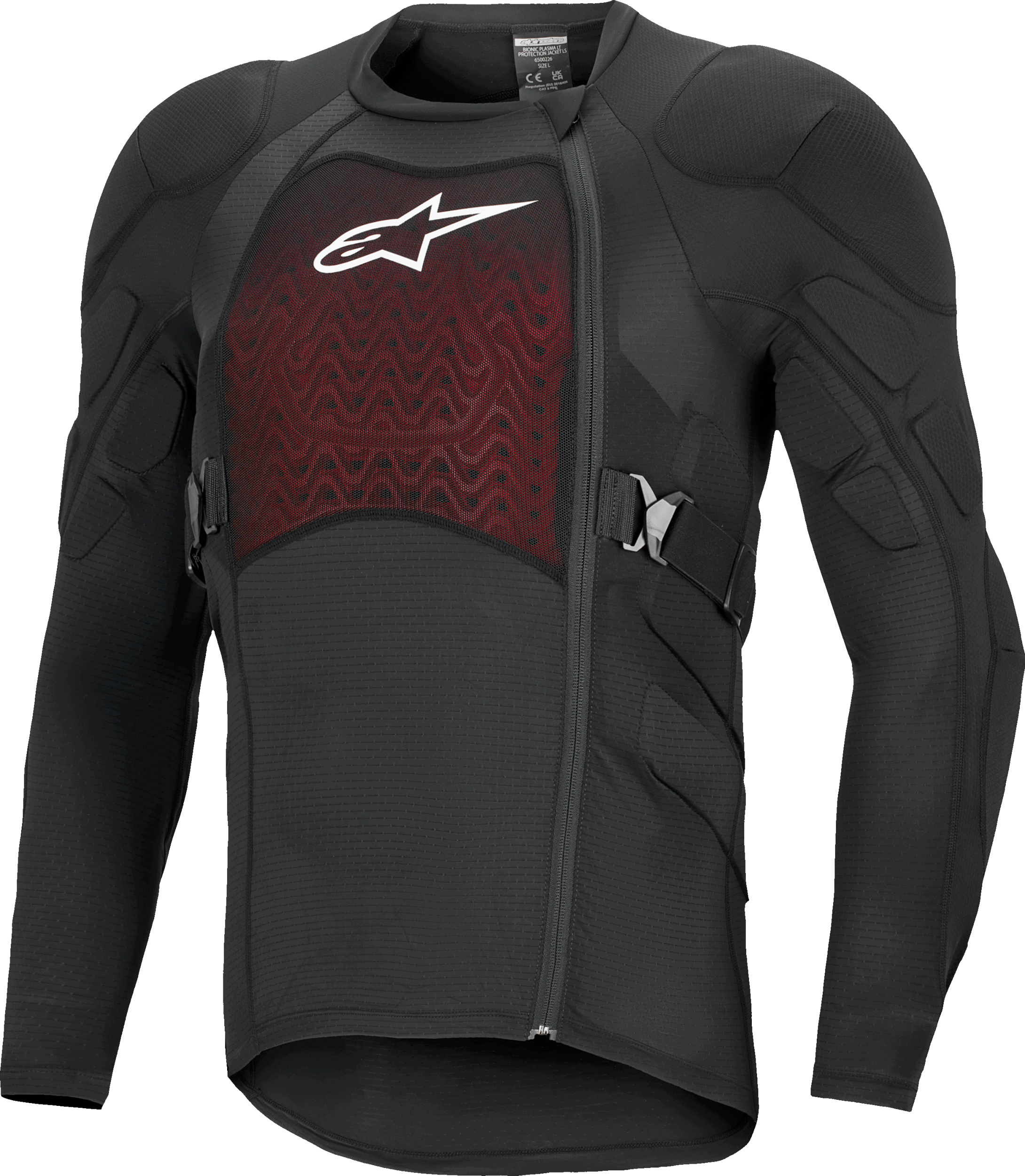 BIONIC PLASMA LT PROTEC JKT LS BLACK/WHITE LG