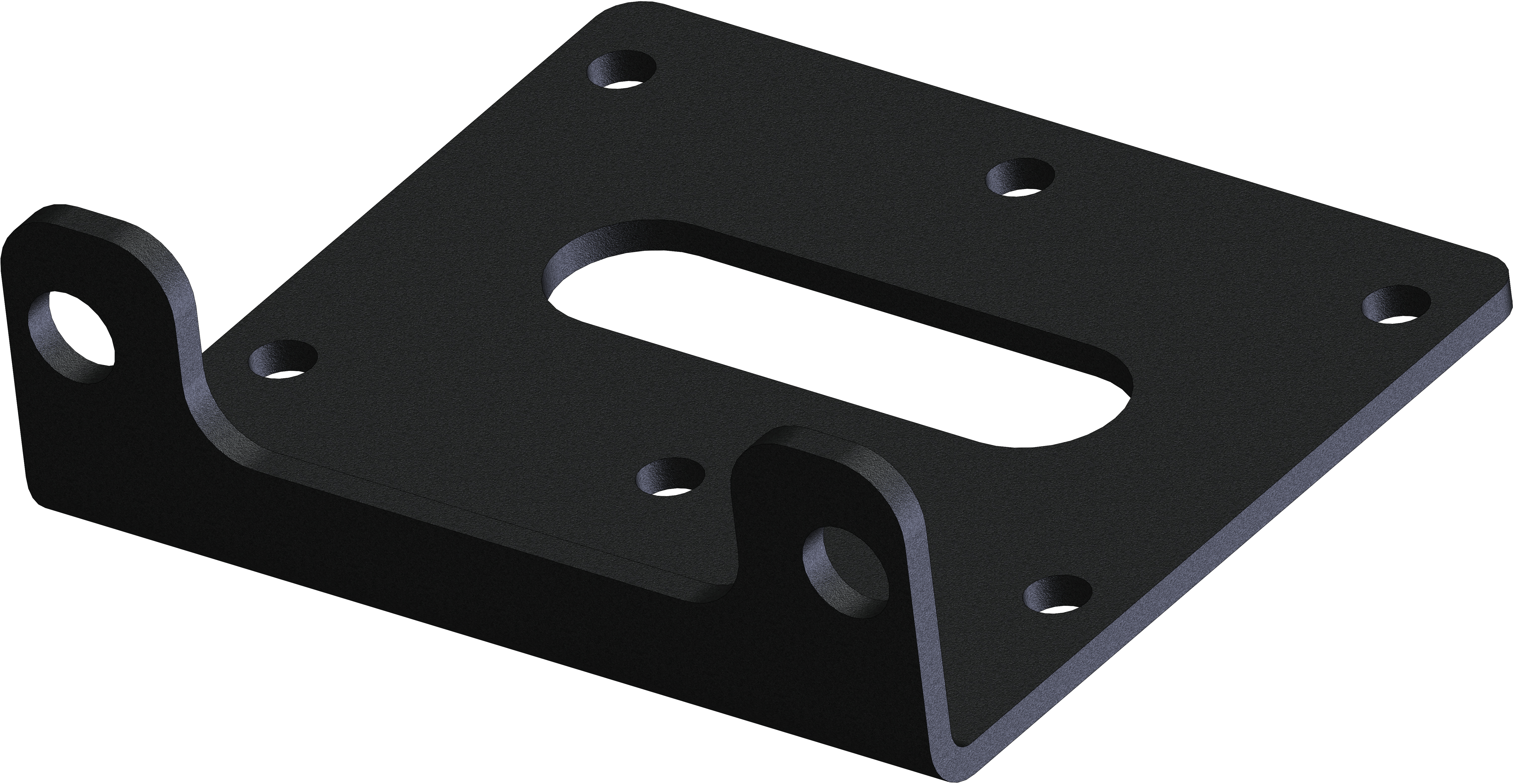 ROLLER FAIRLEAD MOUNT PLATE WARN VRX/AXON