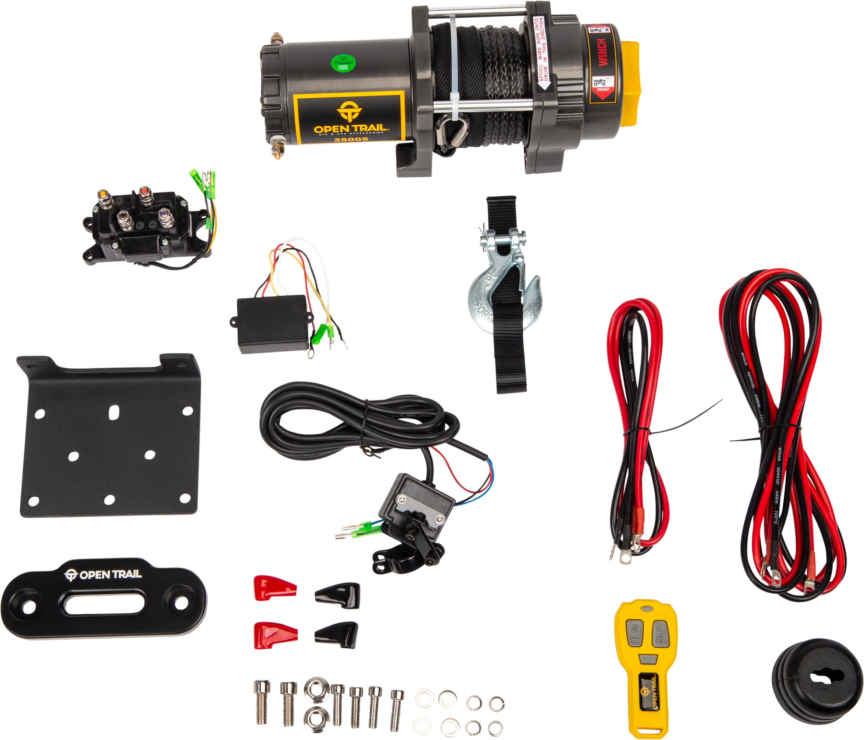 3500LB WINCH SYNTHETIC ROPE