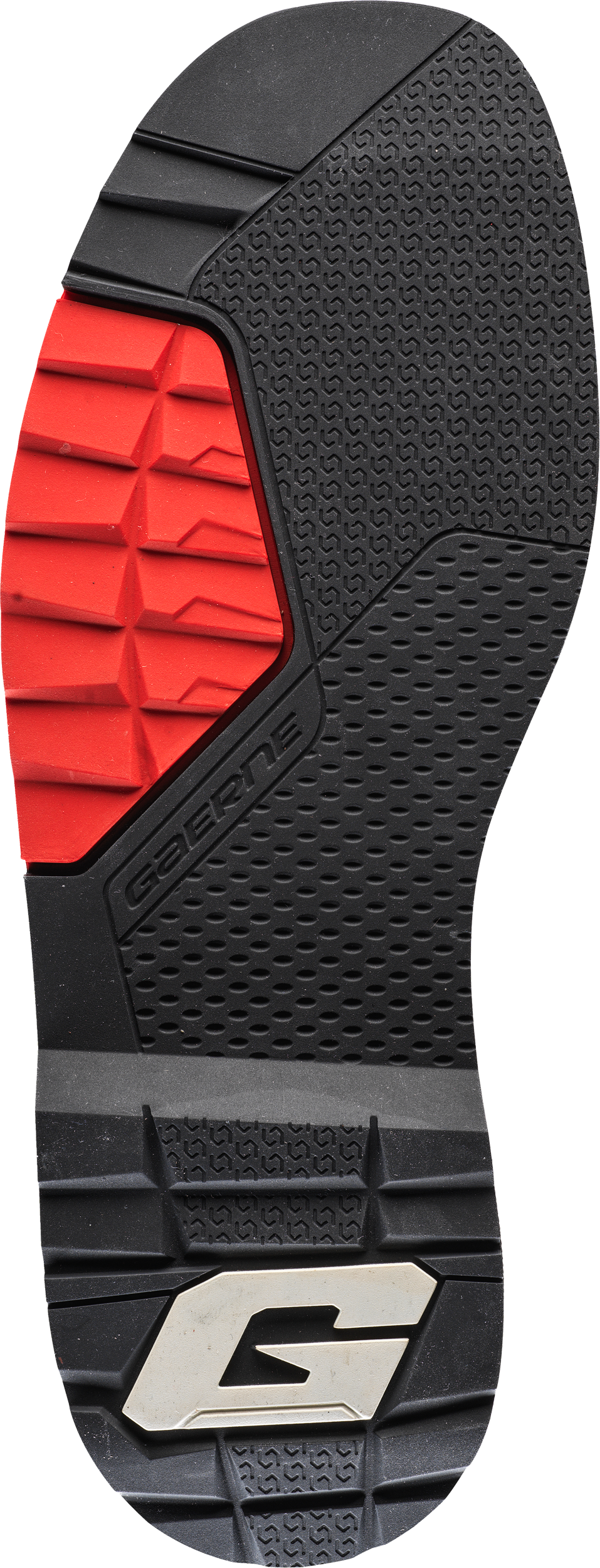 SG22 BOOT SOLE PAIR BLACK/RED SZ 08