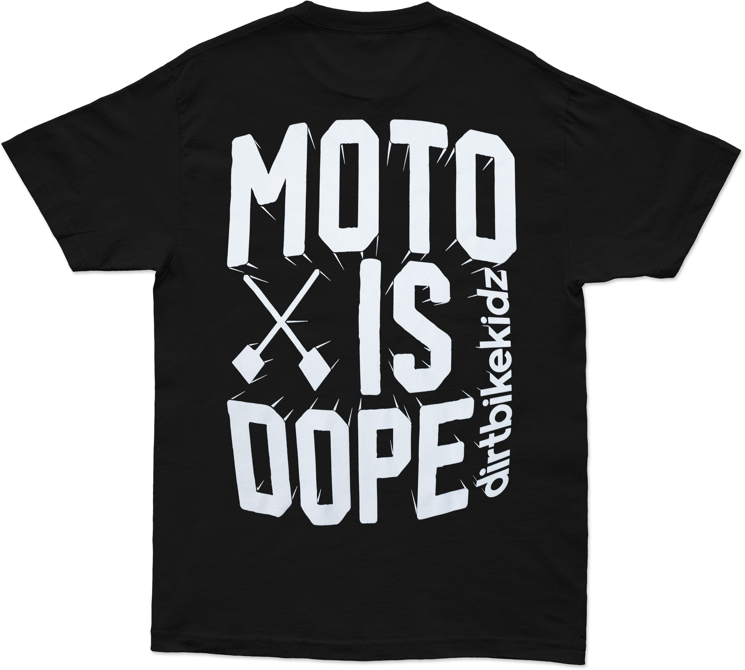 MOTO IS DOPE TEE BLACK LG
