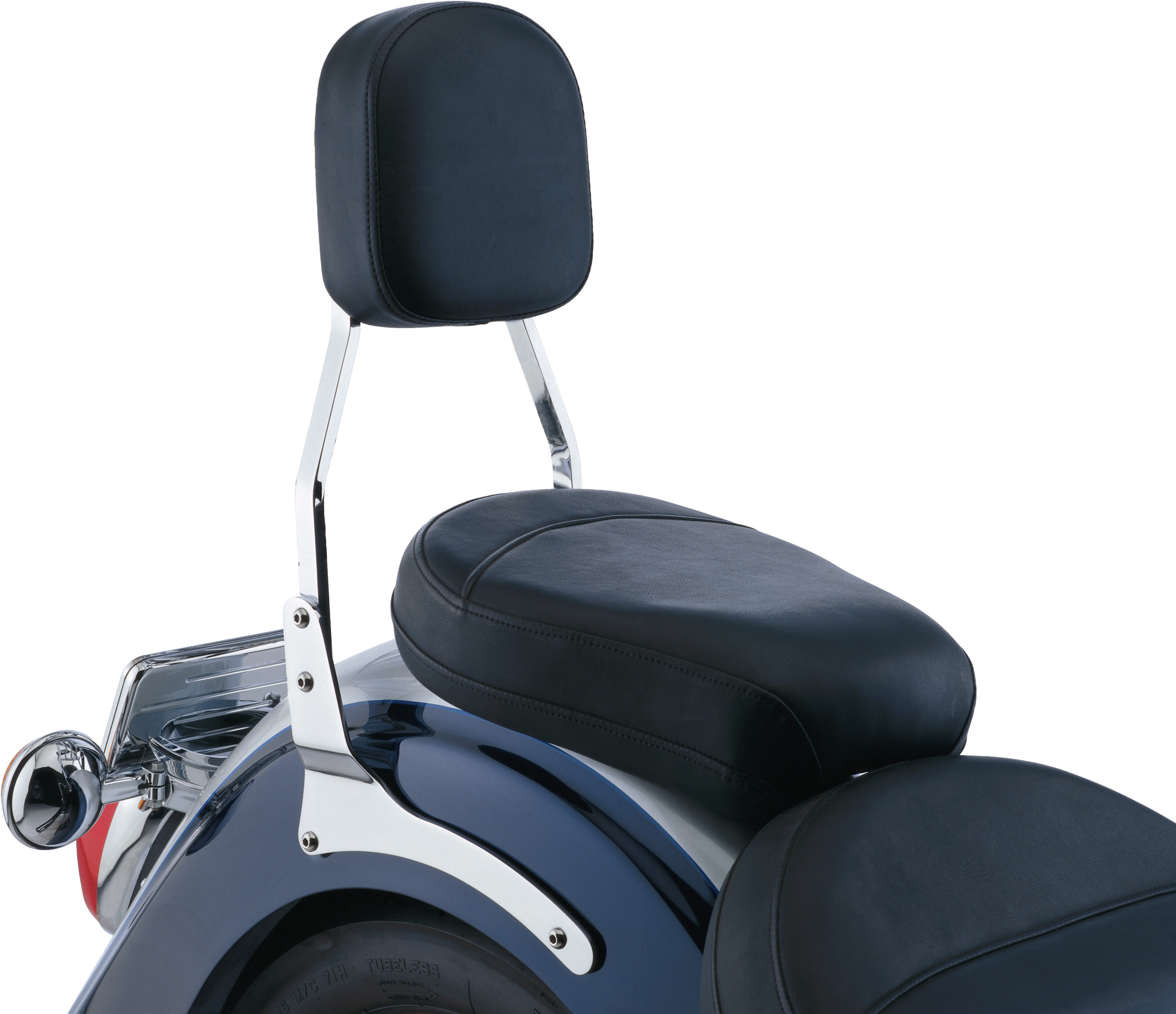 STD SISSY BAR W/PAD CHROME YAM RAIDER 08-18