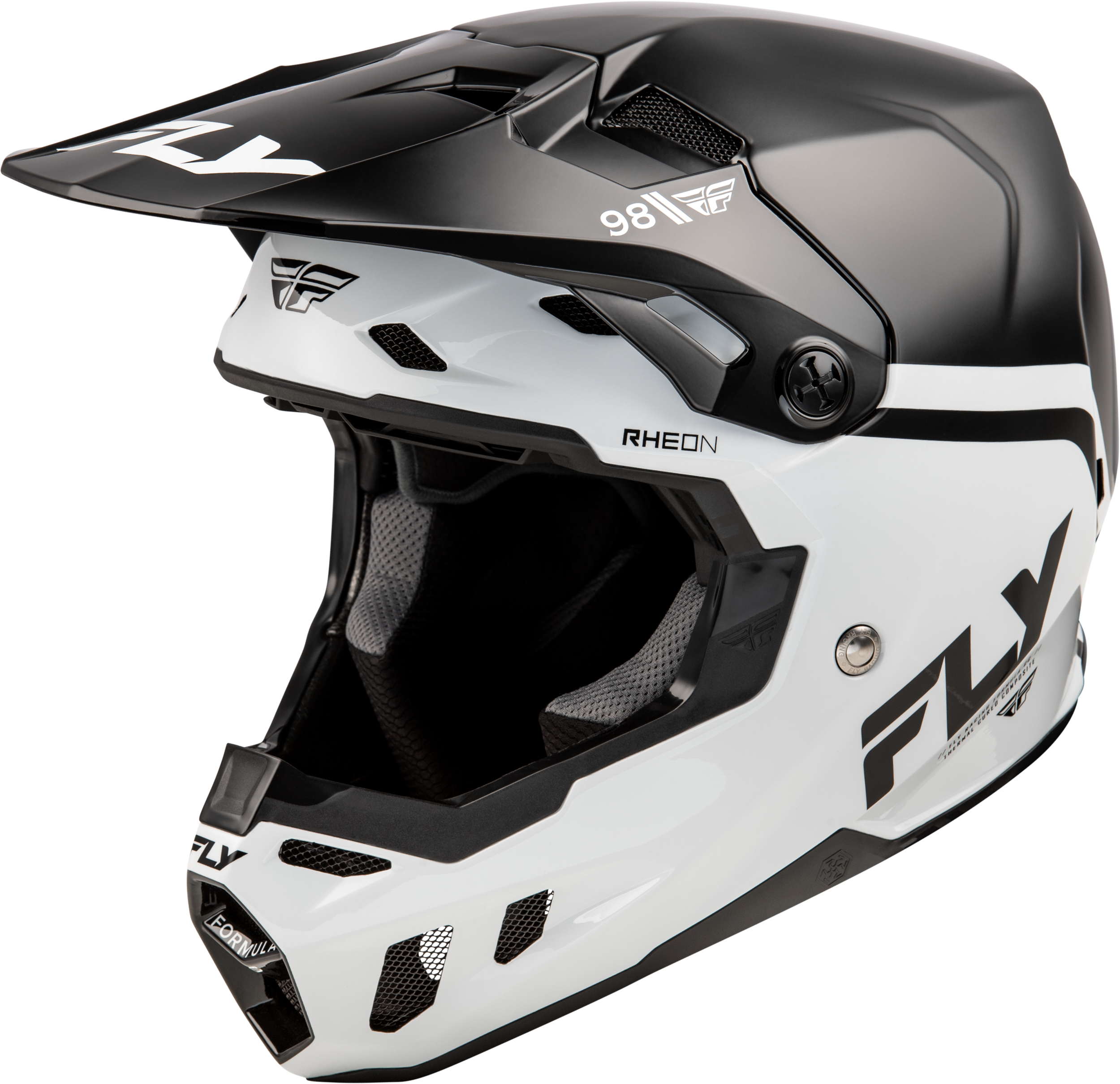 FORMULA CC OBJECTIVE HELMET BLACK/WHITE LG