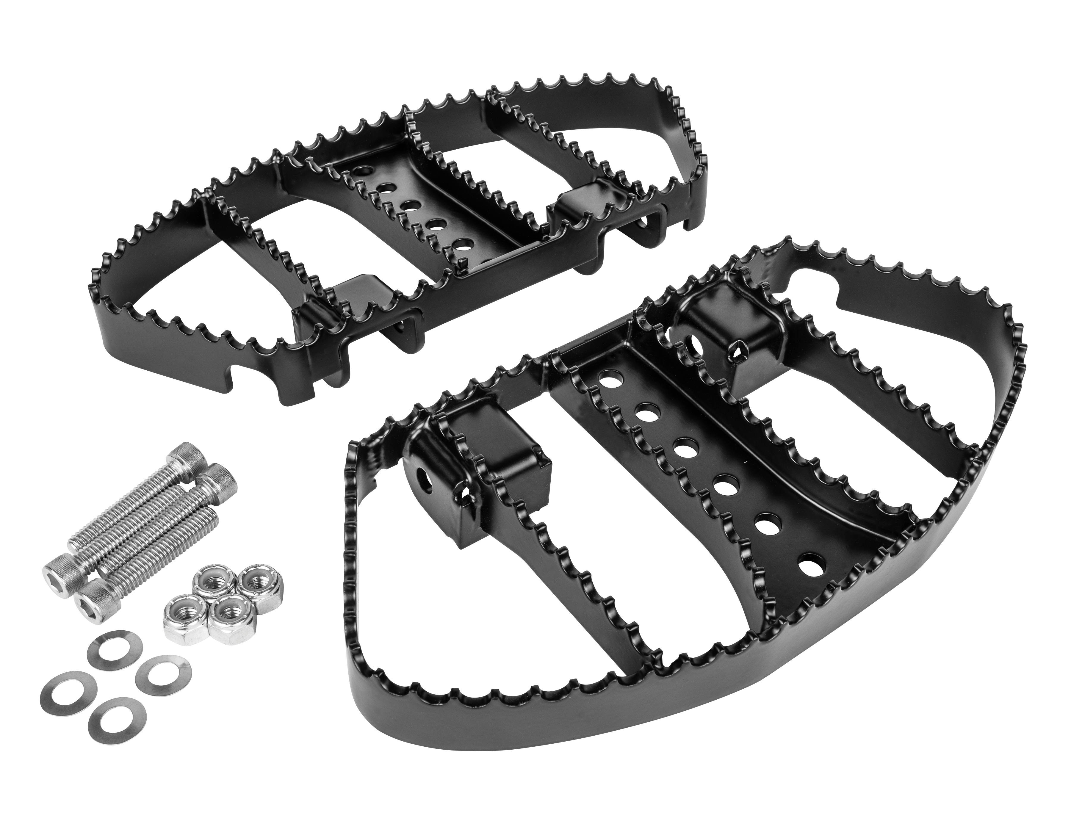 MX STYLE PASSENGER BOARDS BLACK FLT
