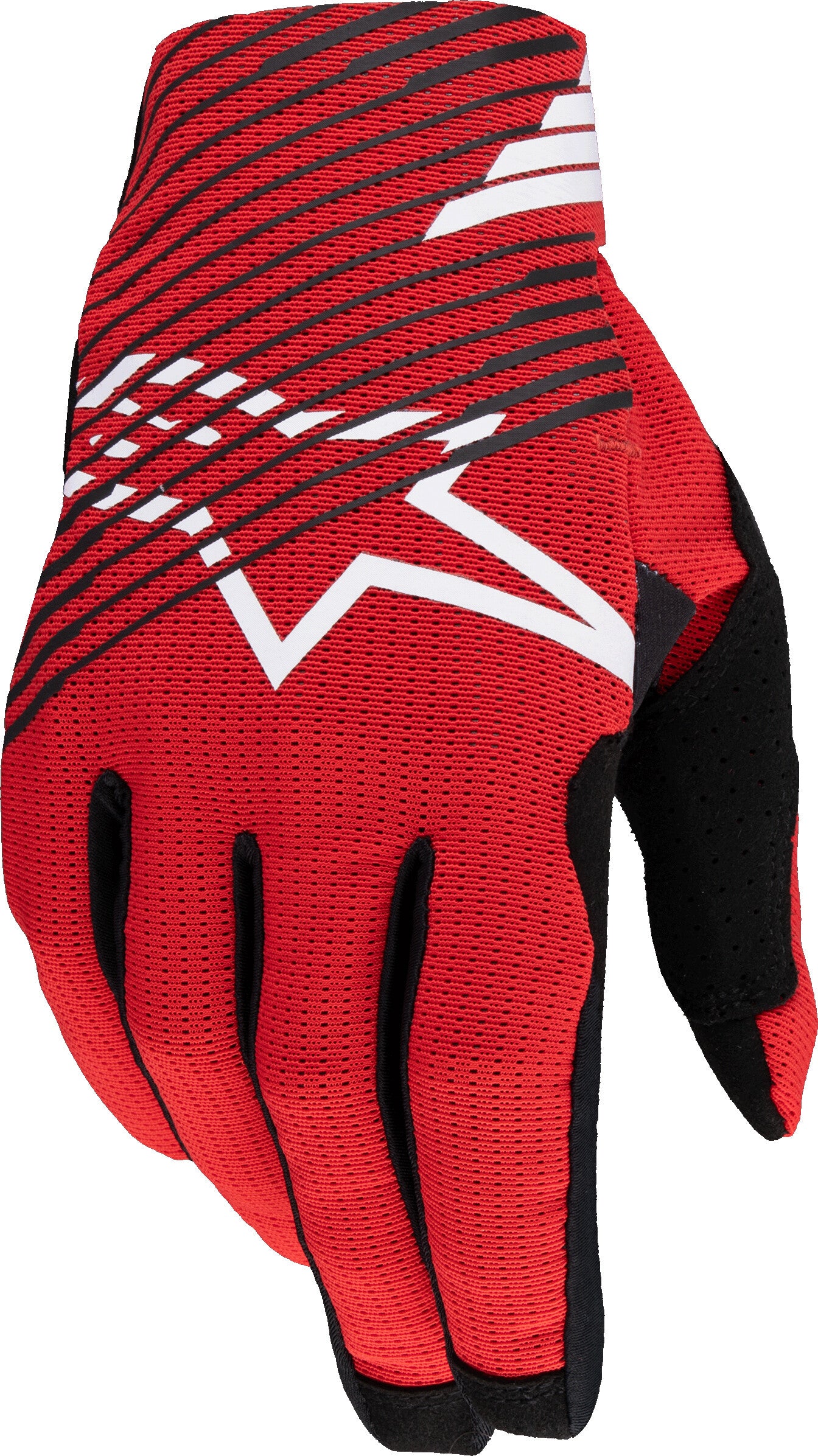 RADAR PRO GLOVES BRIGHT RED LG