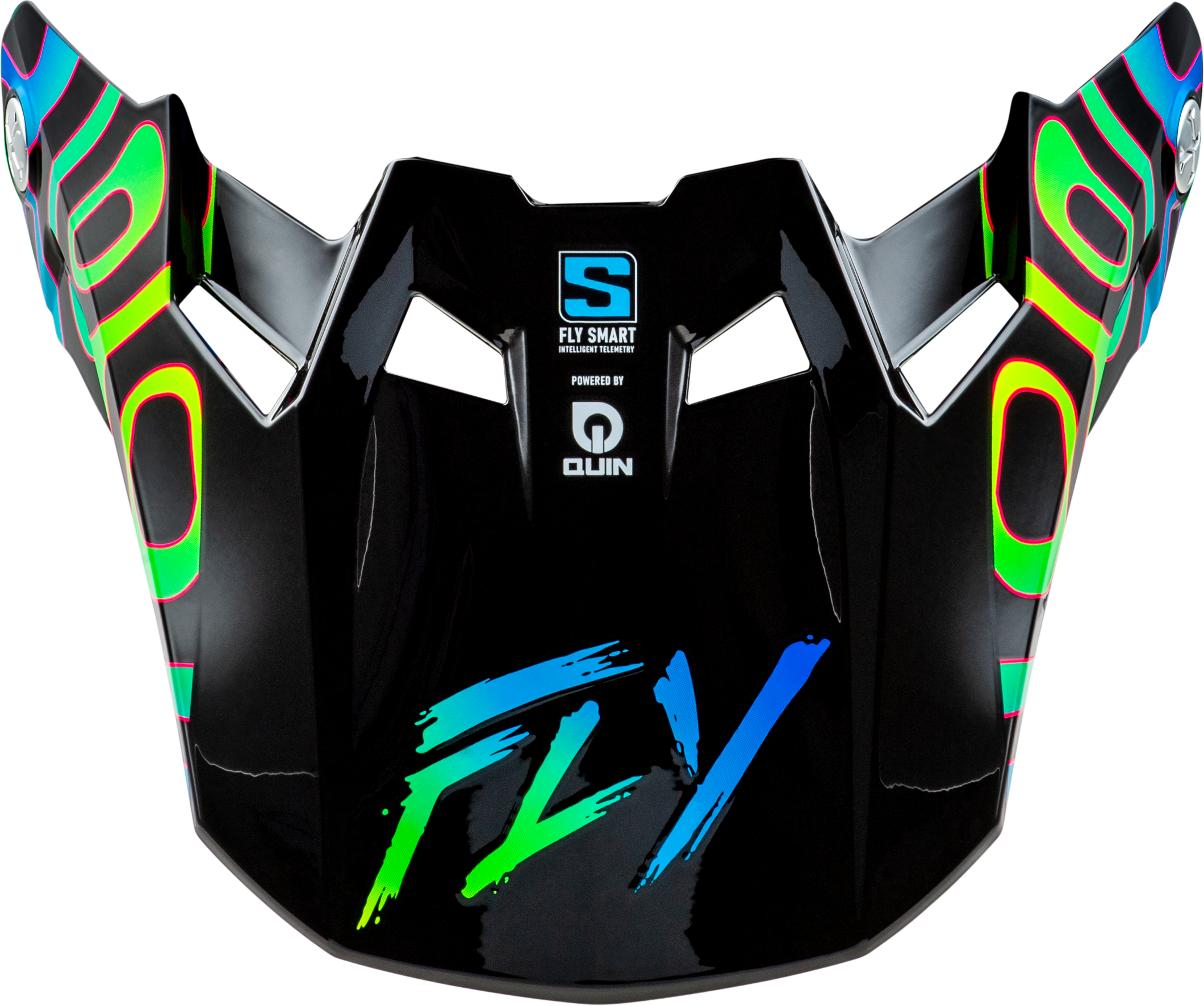 FORMULA S CARBON ZEN VISOR BLACK CARBON/BLUE/YELLOW XL/2X