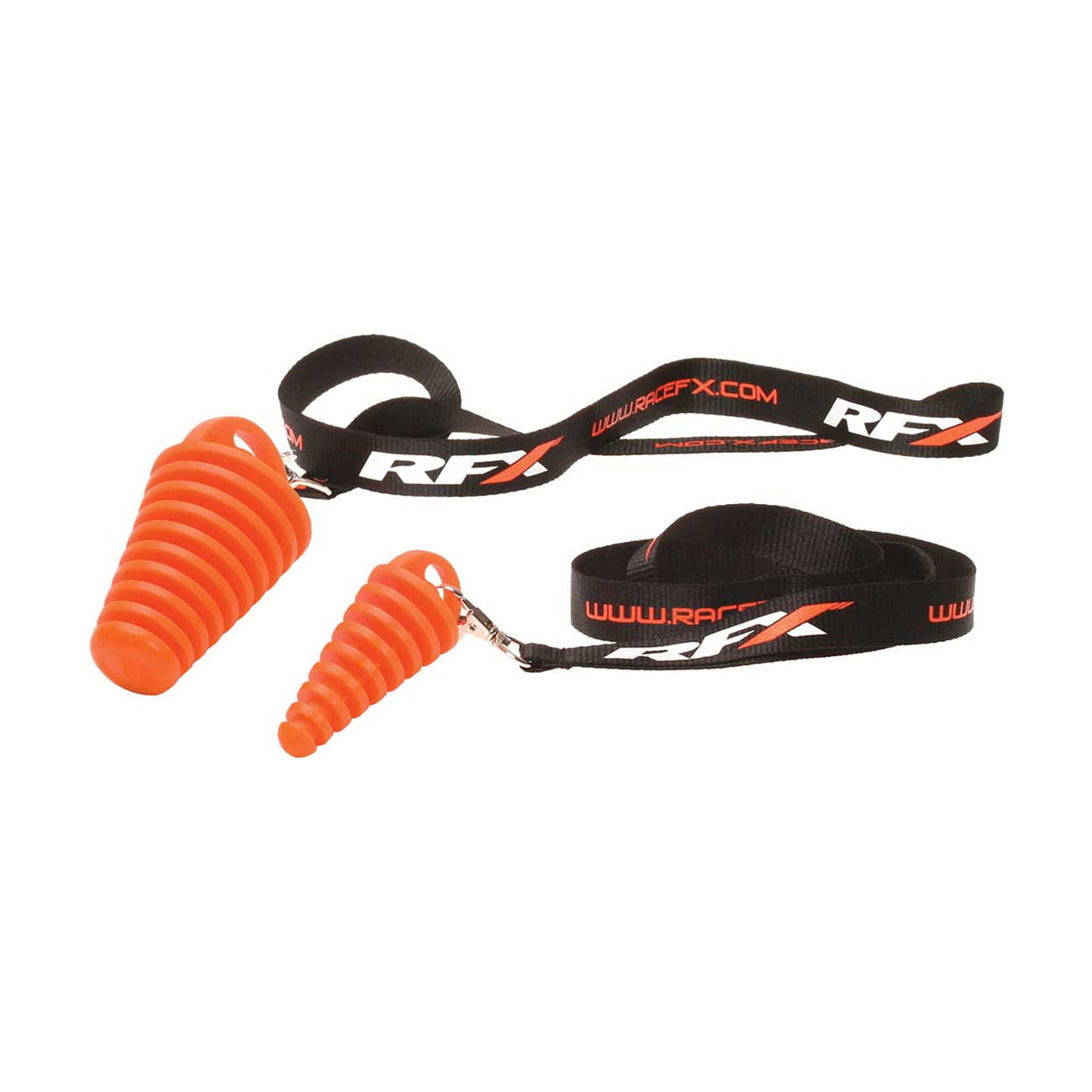 EXHAUST BUNG 2 STROKE ORANGE INCLUDES RFX LANYARD