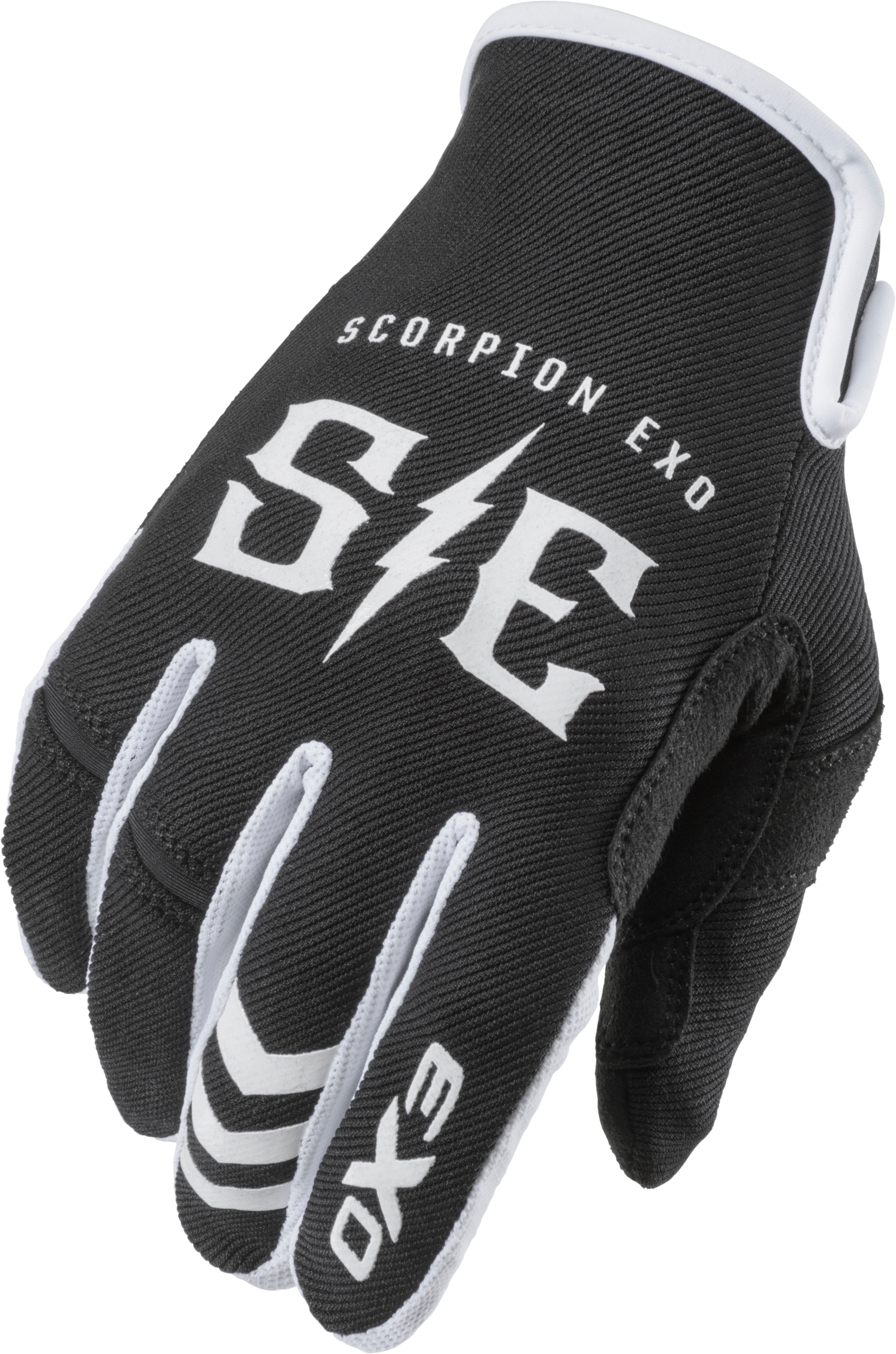 AIR-STRETCH GLOVES CHARGE BLACK/WHITE 2X