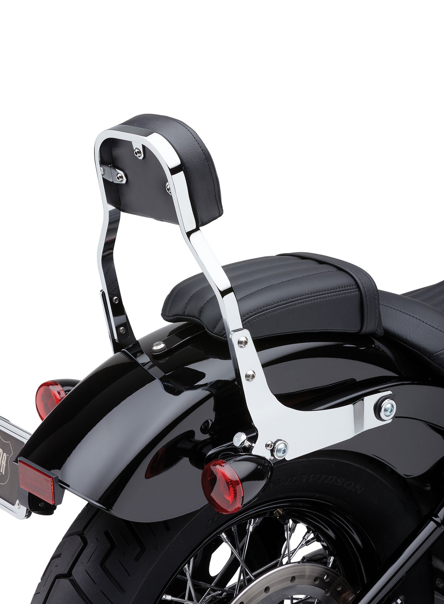 DETACHABLE BACKREST MINI CHROME DYNA 06-17