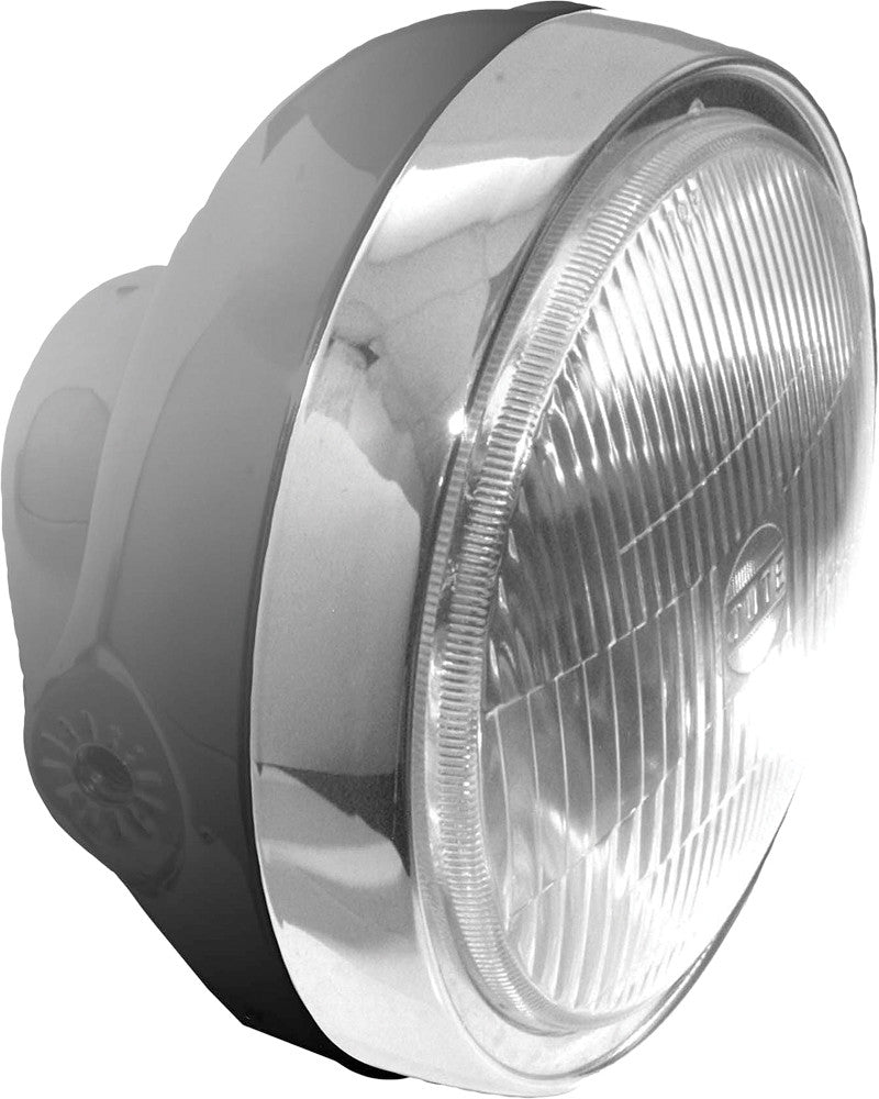 HEADLIGHT HON STYLE 6 1/4" BLACK