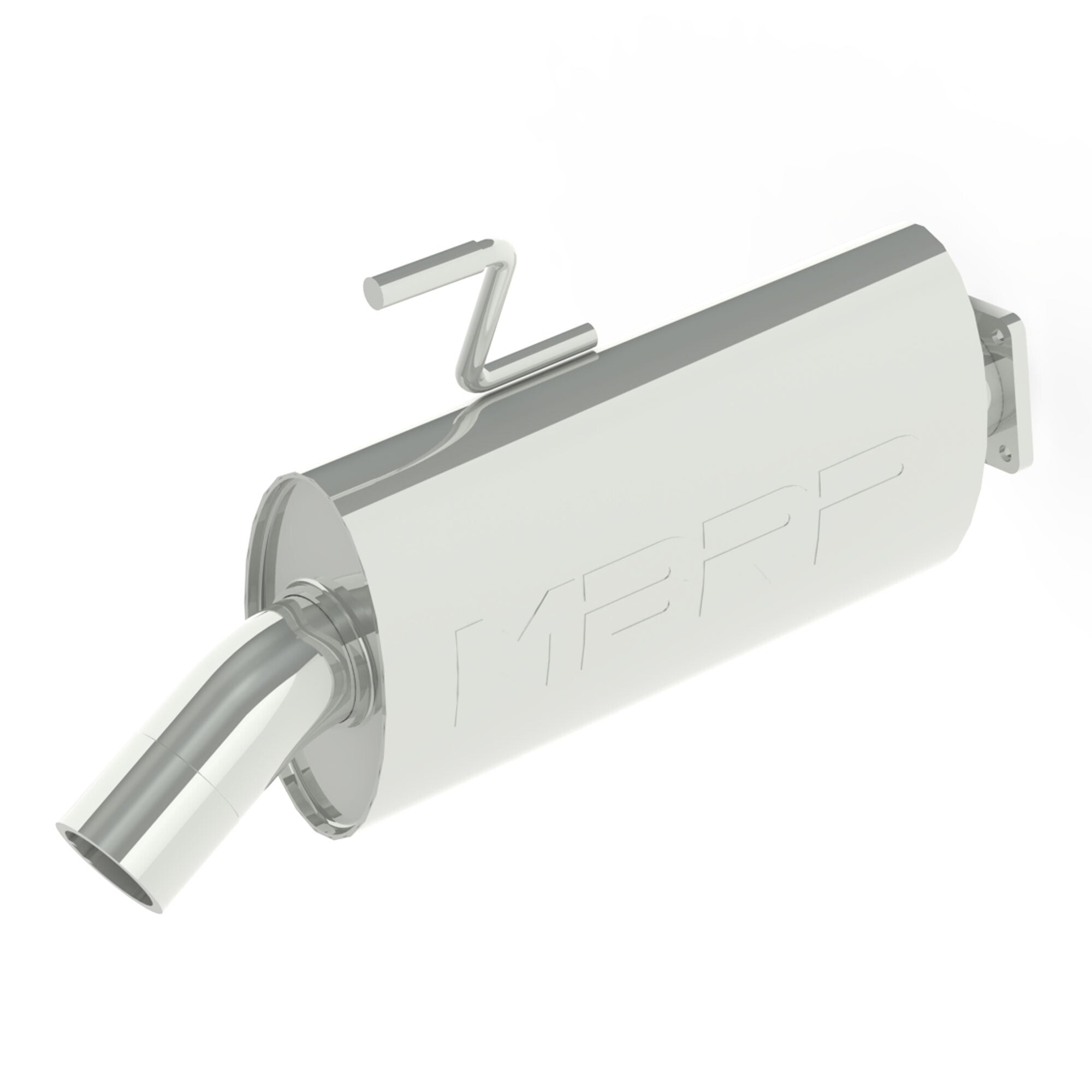SINGLE SLIP-ON SYSTEM W/ OVAL SPORT MUFFLER CHROME