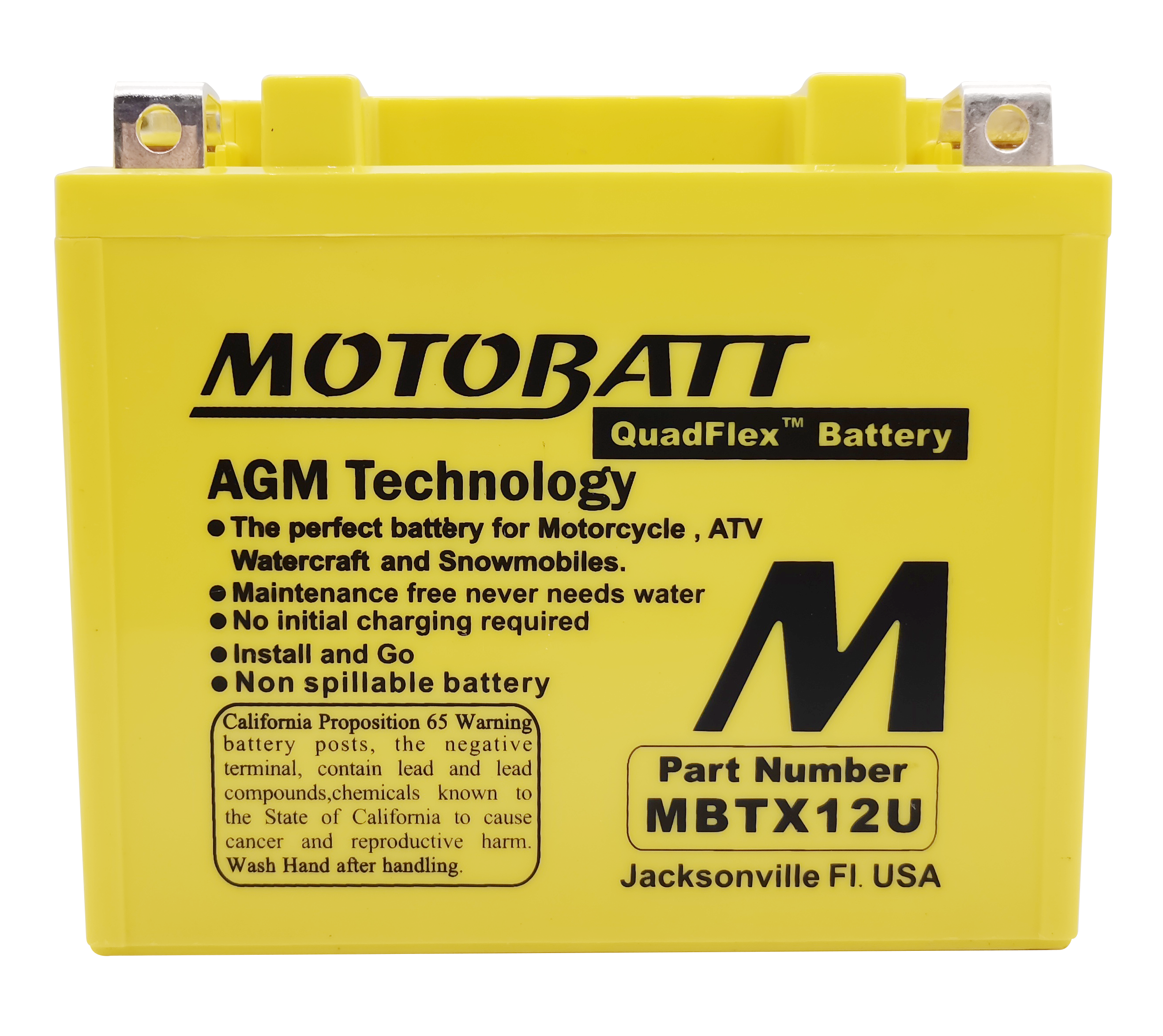 BATTERY MBTX12U SEALED FACTORY ACTIVATED