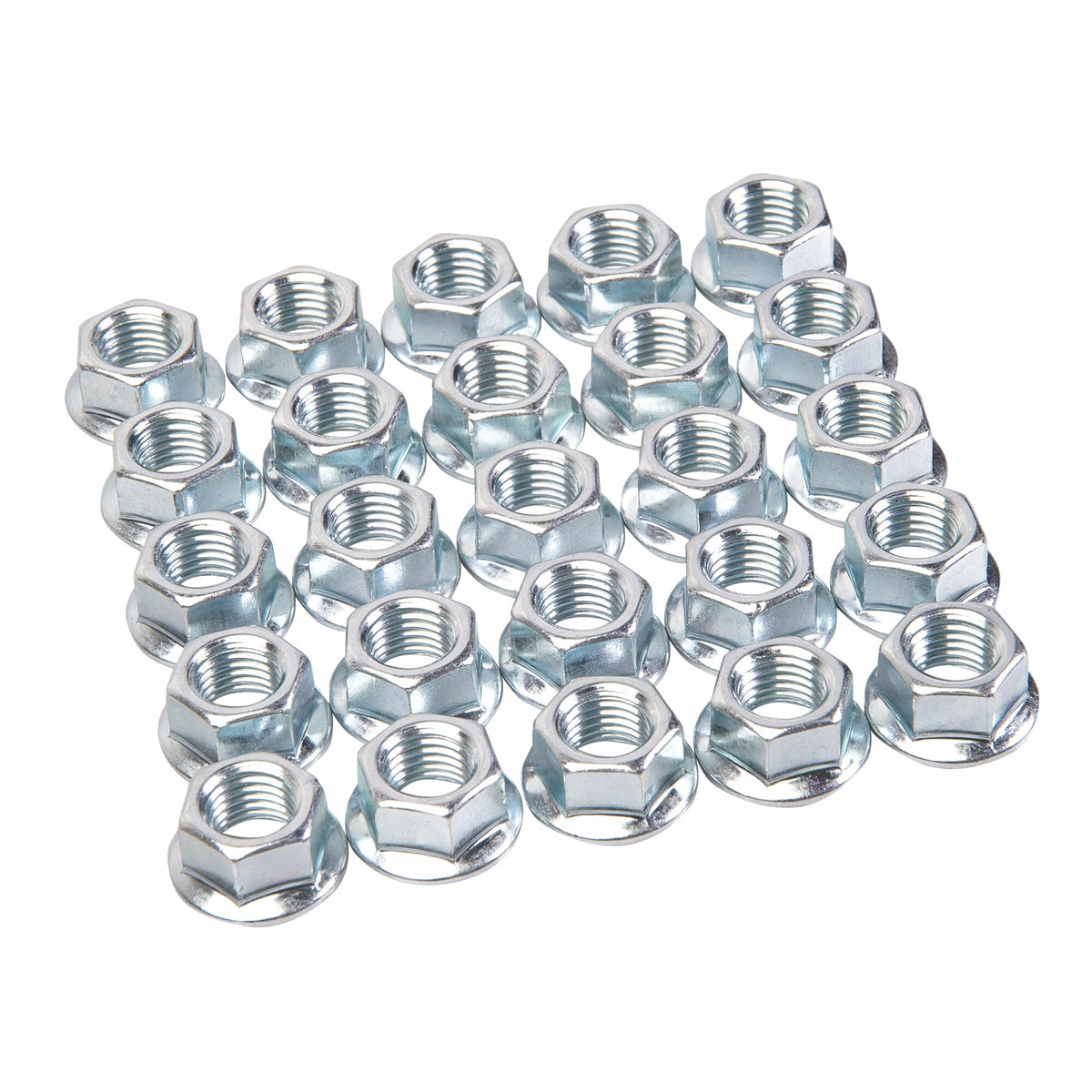 M8 FLANGE NUT PACK 25PCS