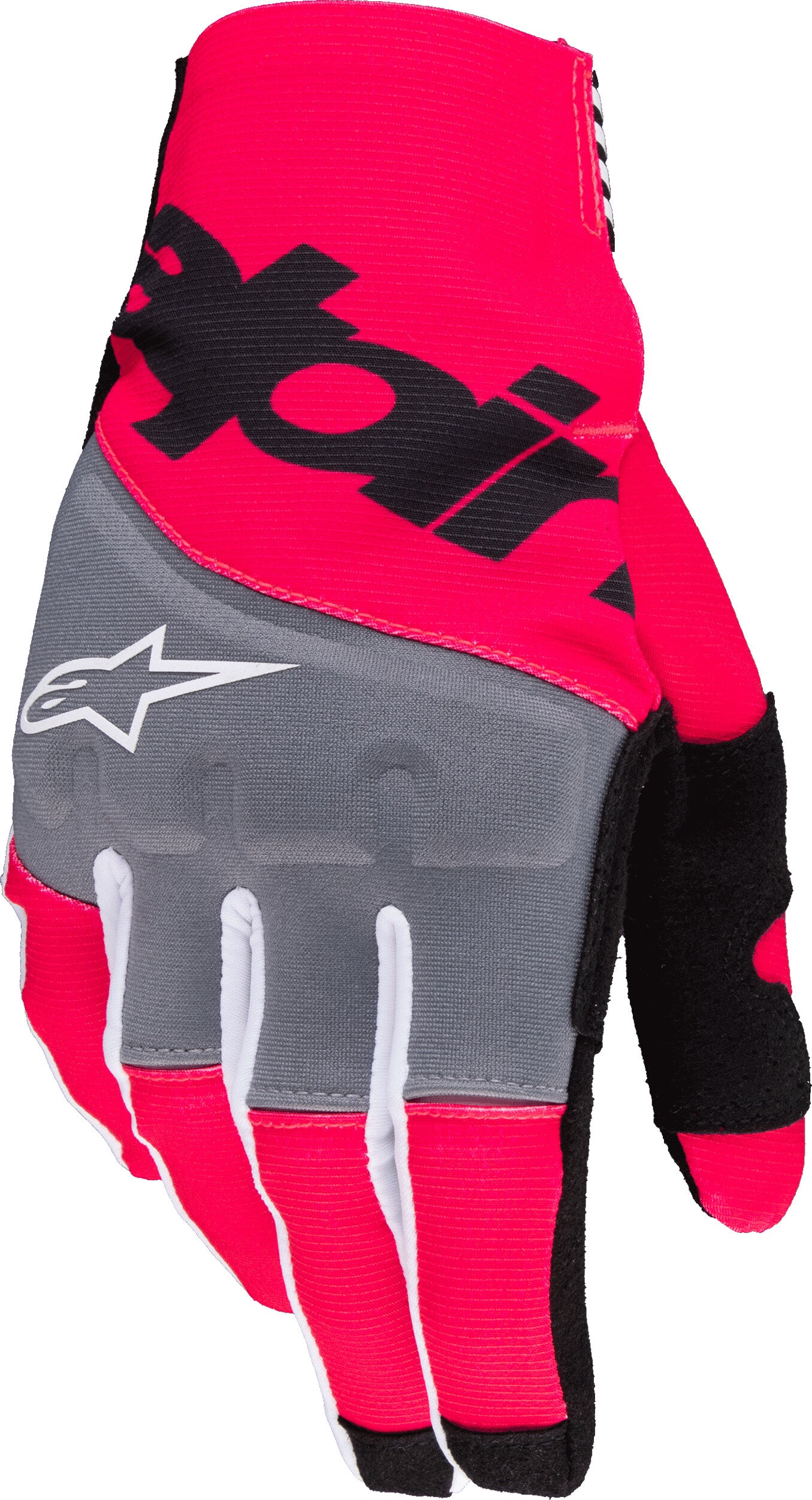 TECHSTAR GLOVES BLACK/PINK FLUO SM