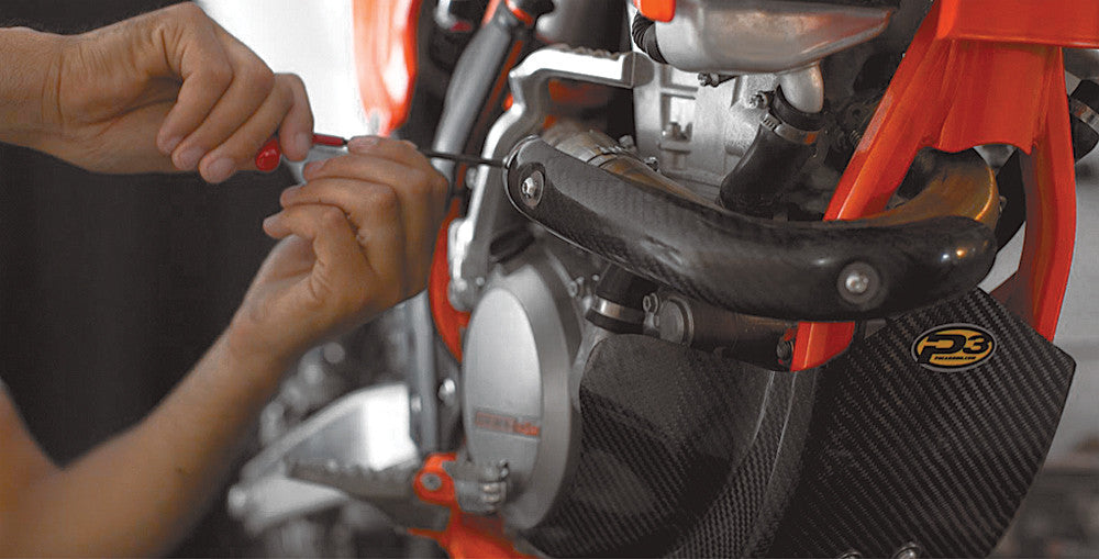 Carbon Fiber Header Heat Shield