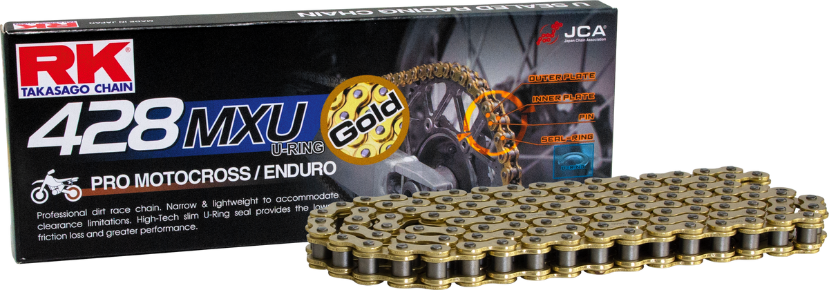GB428MXU DRIVE CHAIN GOLD 428 X 116