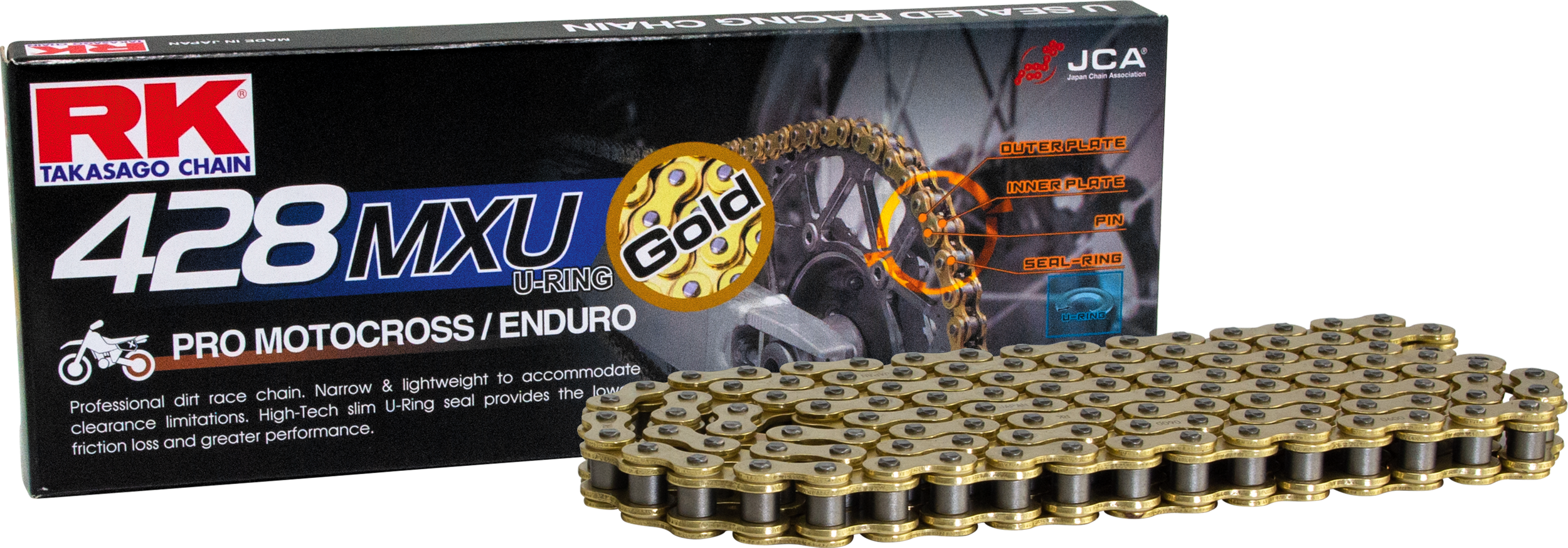 GB428MXU DRIVE CHAIN GOLD 428 X 130