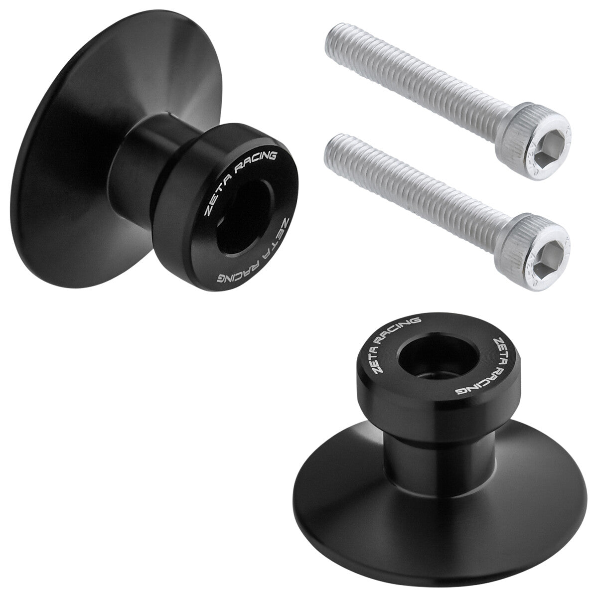 SWINGARM SPOOLS M6 BLACK
