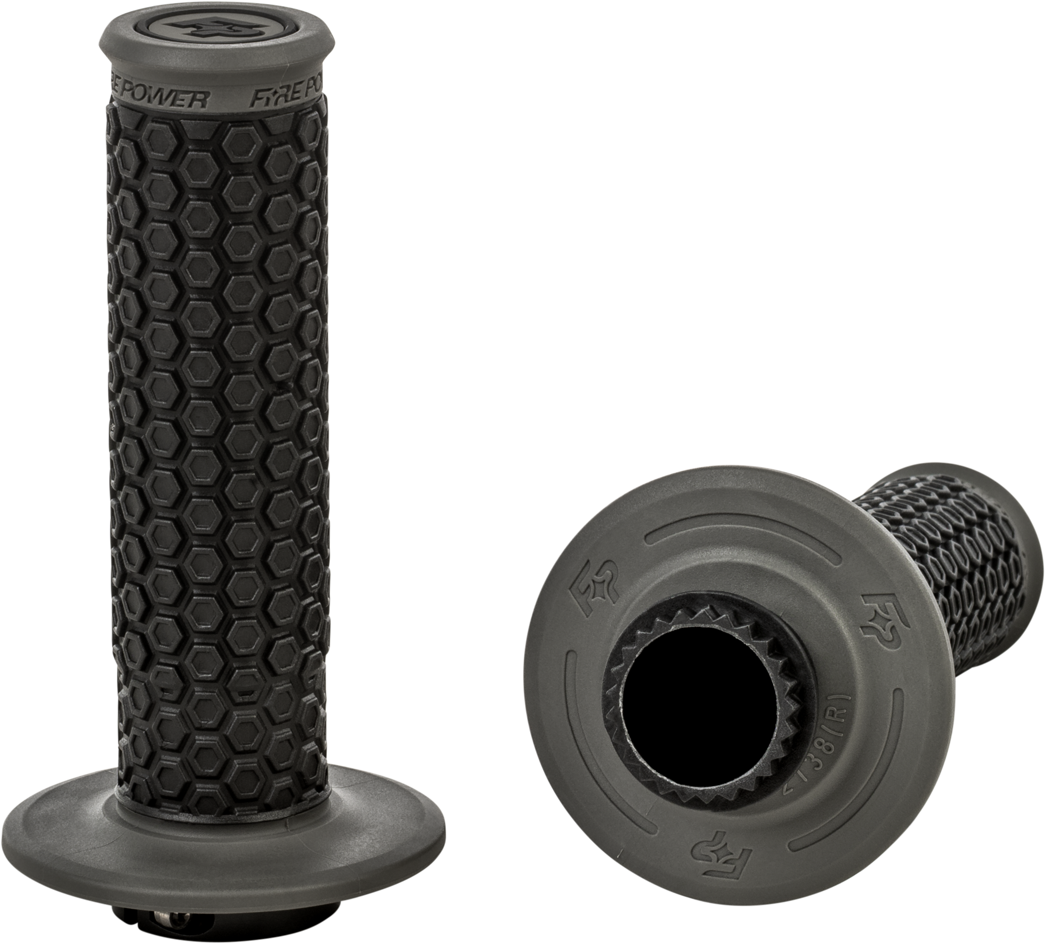 PILOT MX LOCK-ON GRIPS BLACK/GRAY