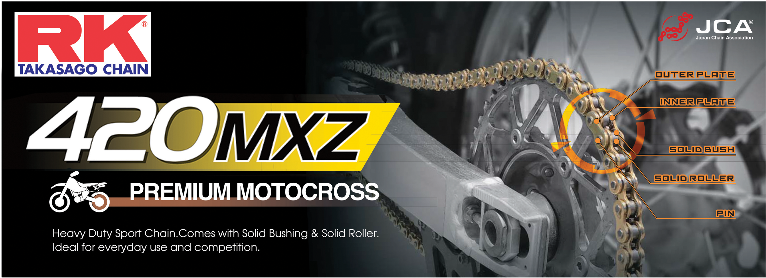 420MXZ DRIVE CHAIN 420 X 126