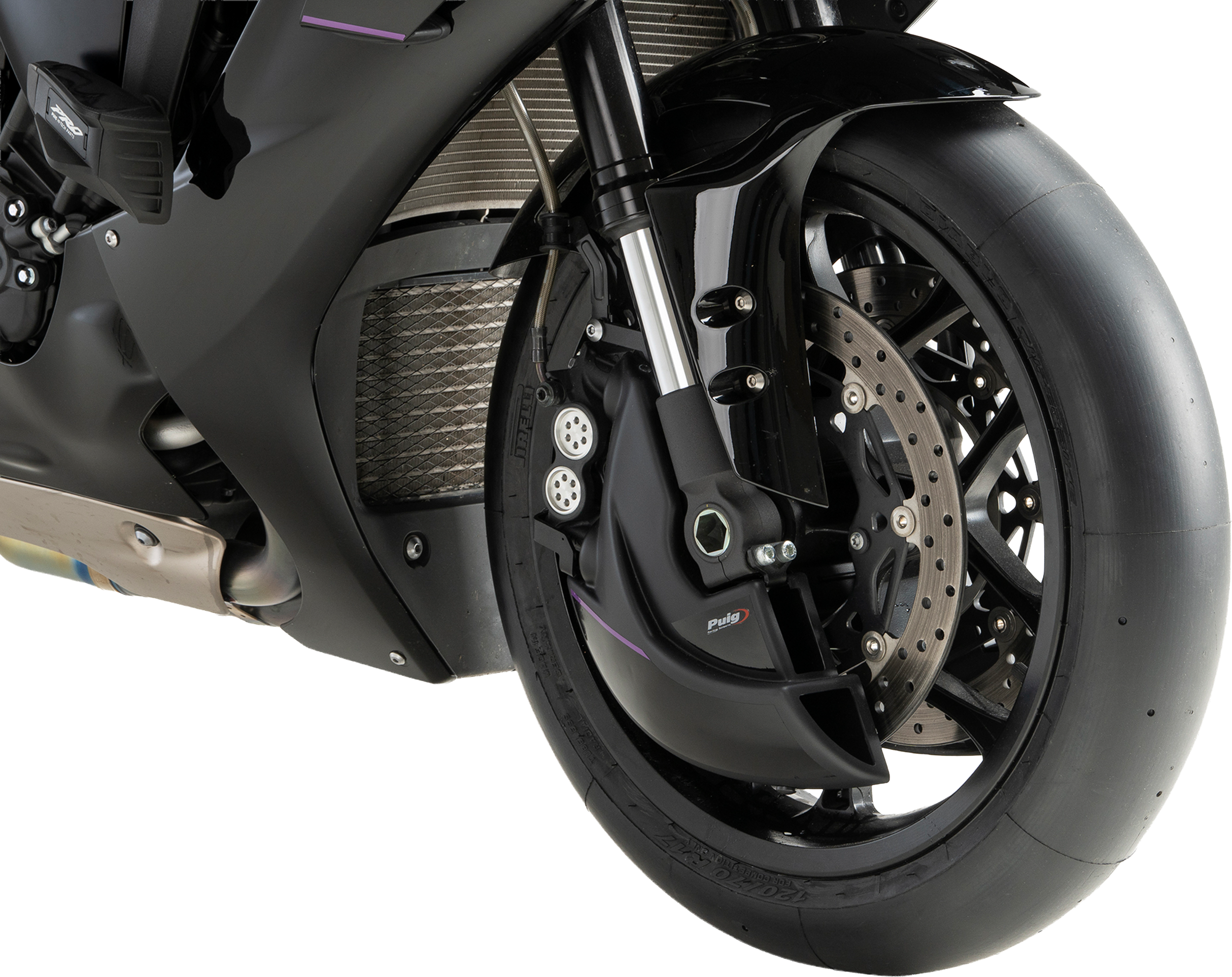 BRAKE COOLER MATTE BLACK YAM