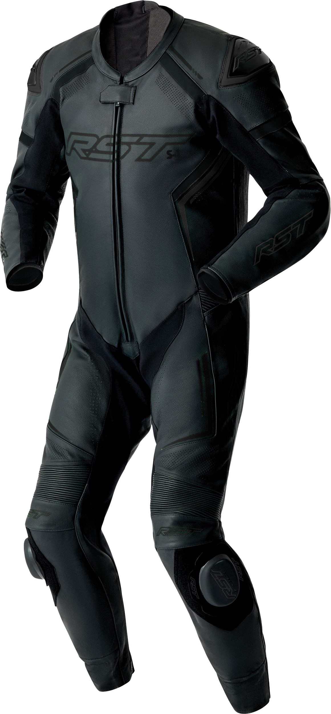 S1 D3O SUIT BLACK LEATHER SM