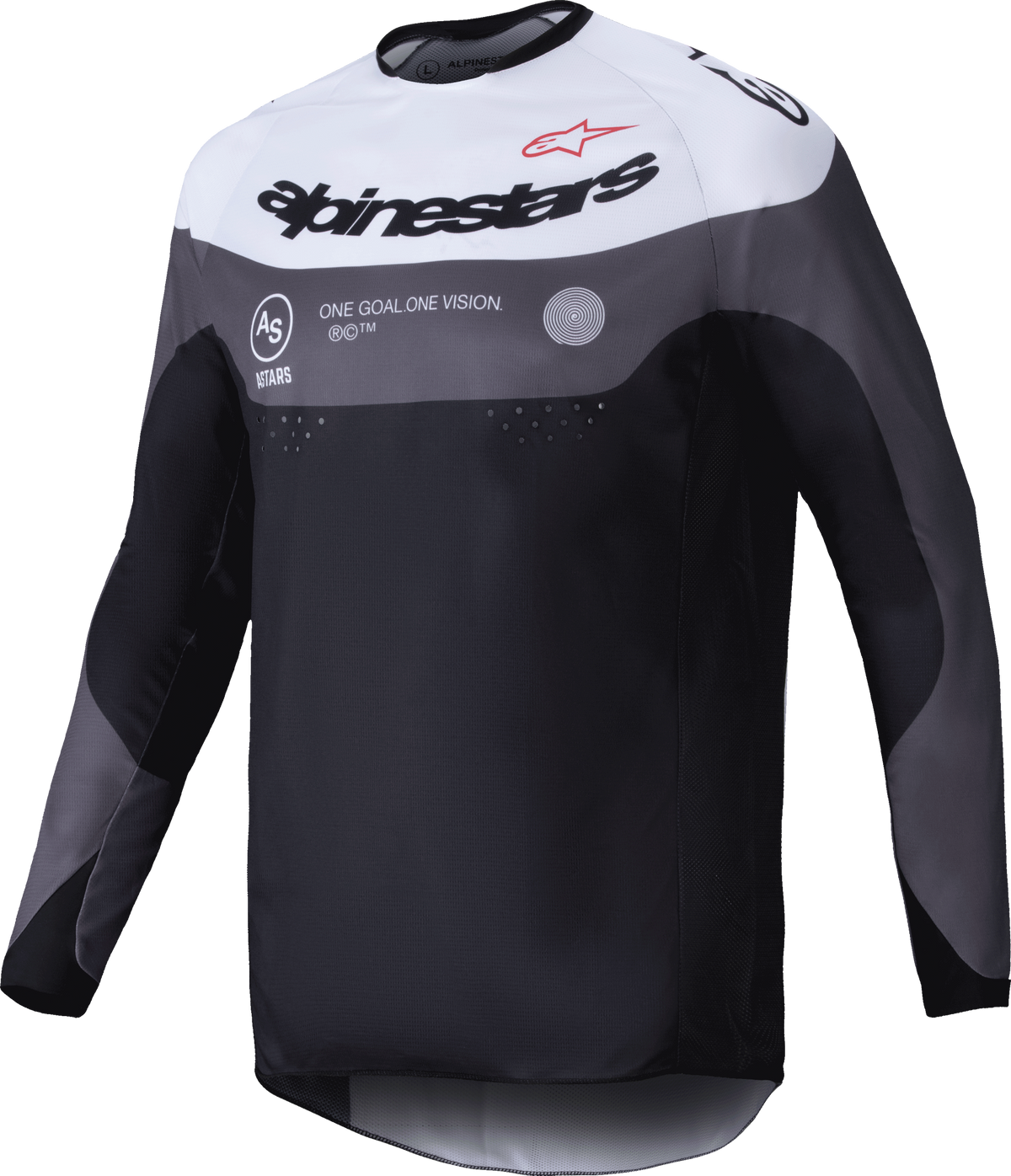 PRO-DURA JERSEY BLACK/MAGNET/WHITE XL