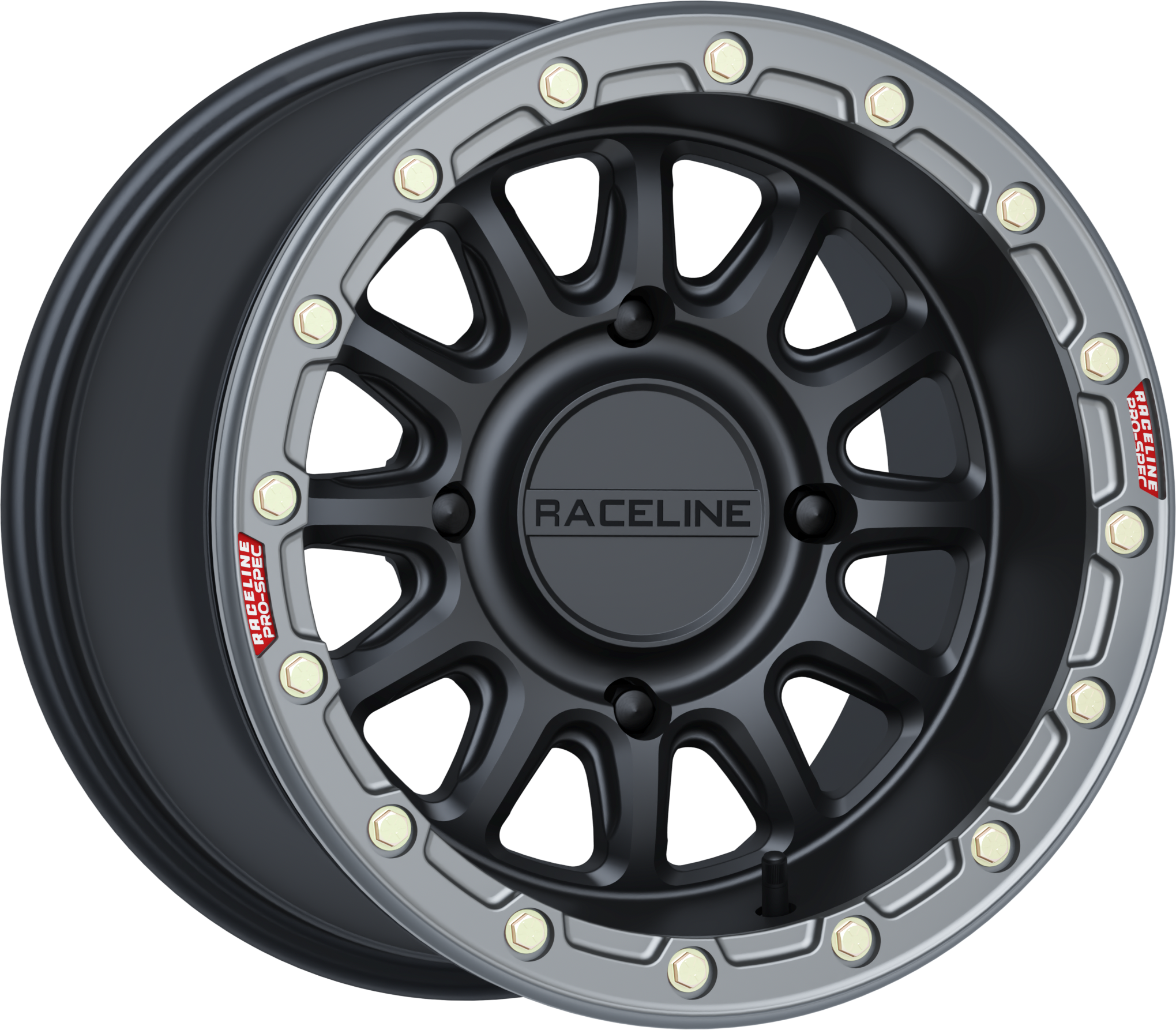 ALPHA WHEEL 4/137 BLK/GUNMETAL 15X10 (+10MM)